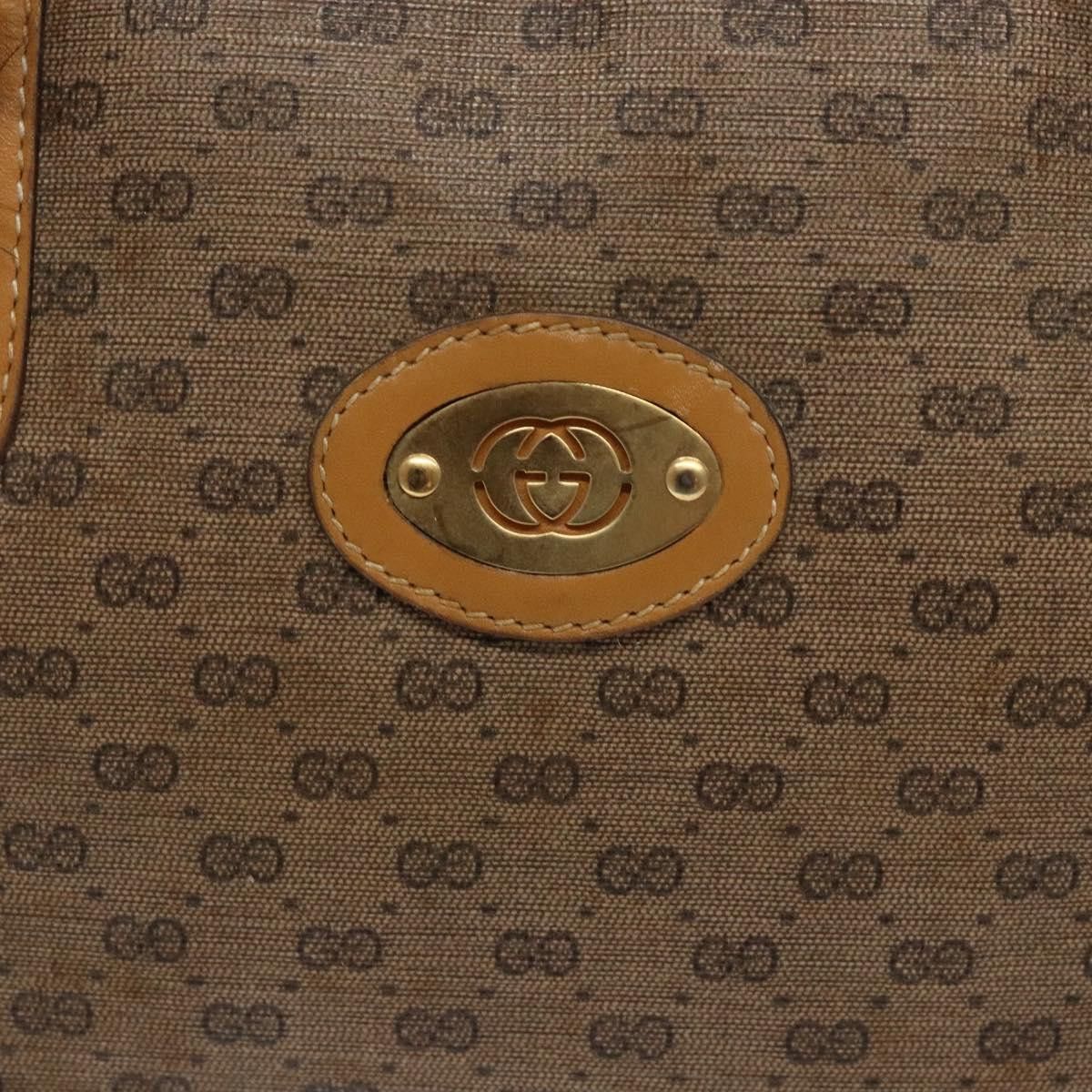 Gucci GUCCI Micro GG Supreme Hand Bag Pvc Beige Gold 000 104 000 Size ONE SIZE - 14 Thumbnail