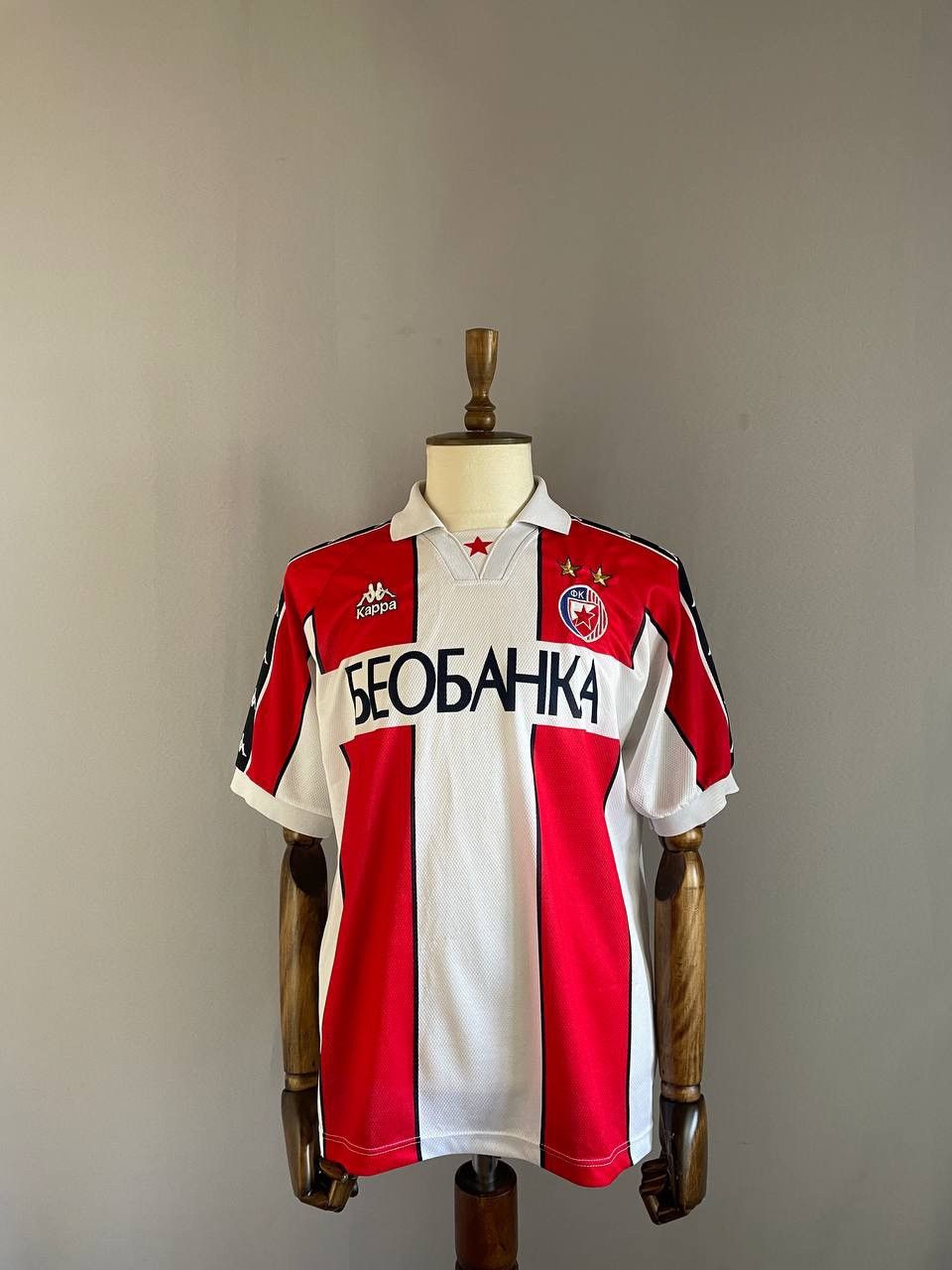 Kappa Soccer Tee 1995 FC Red Star Belgrade Crvena Zvezda
