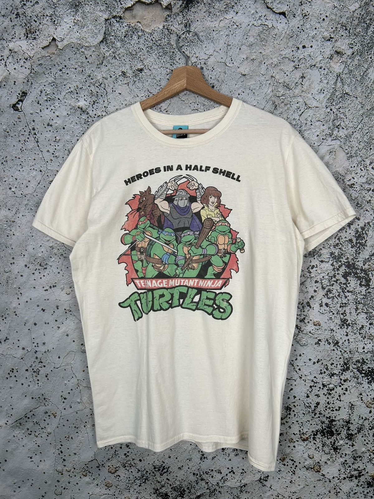 Vintage Teenage Mutant Ninja Turtles Graphic Tee Cartoon Hype Skate Size US L / EU 52-54 / 3 - 1 Thumbnail