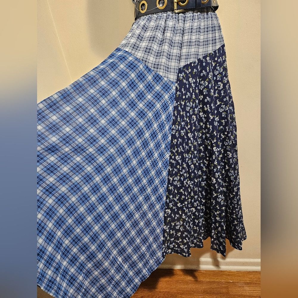 Michael Kors NEW Michael Kors Belted Mixed Plaid Georgette Dress Handker Size XS / US 0-2 / IT 36-38 - 4 Thumbnail
