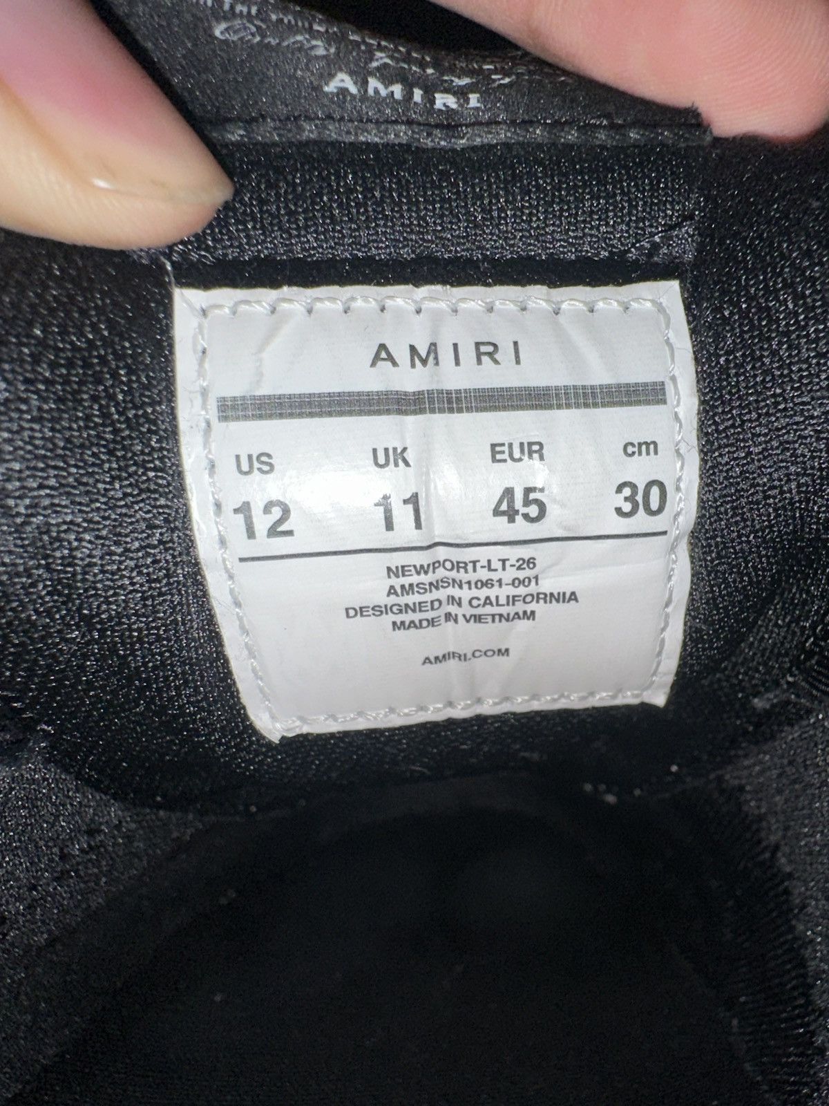 Amiri Amiri newport sneaker Size US 12 / EU 45 - 6 Thumbnail