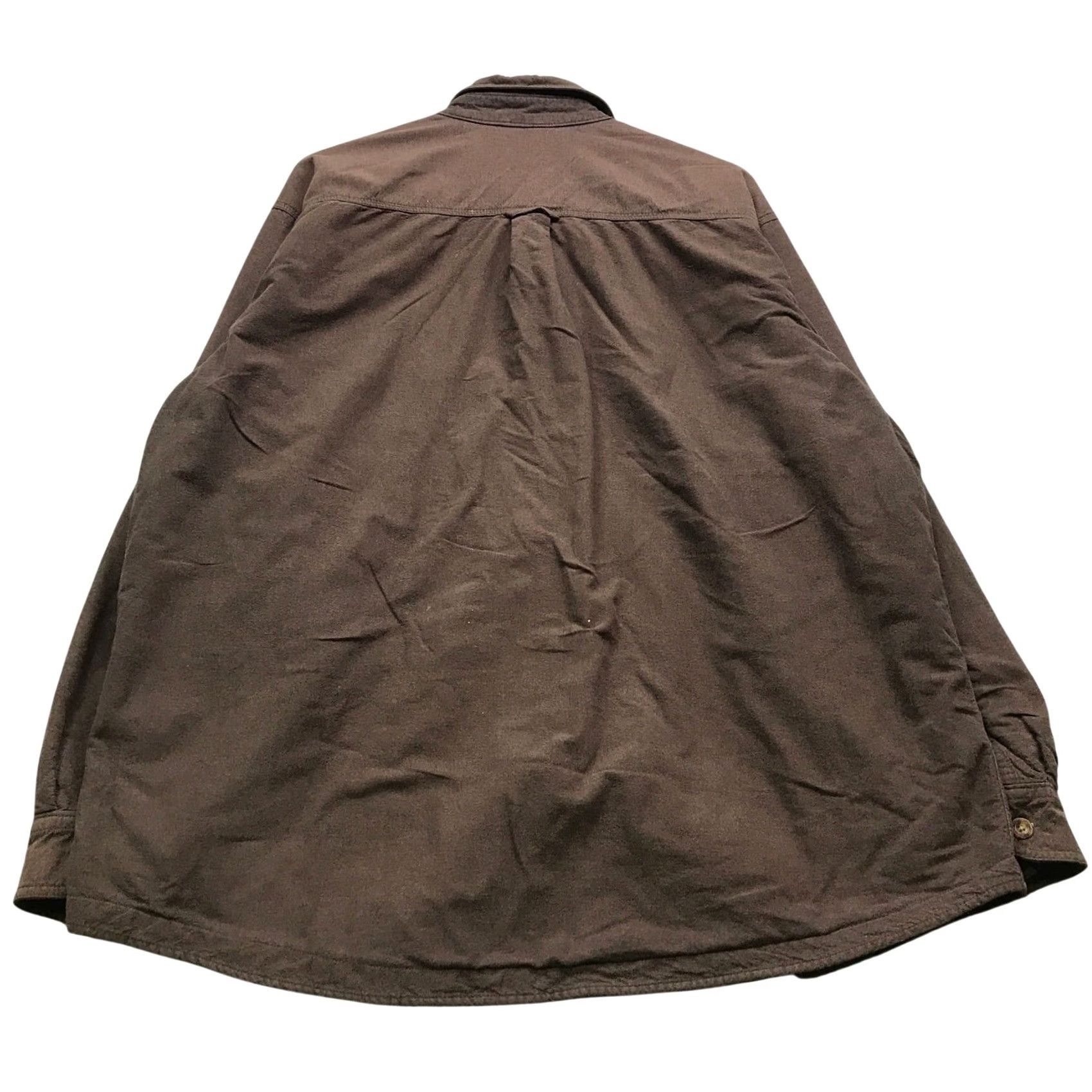Vintage VINTAGE Woolrich Button-Up Shirt Mens XL Long Sleeve Brown Pockets Quilt Lined Size US XL / EU 56 / 4 - 2 Thumbnail