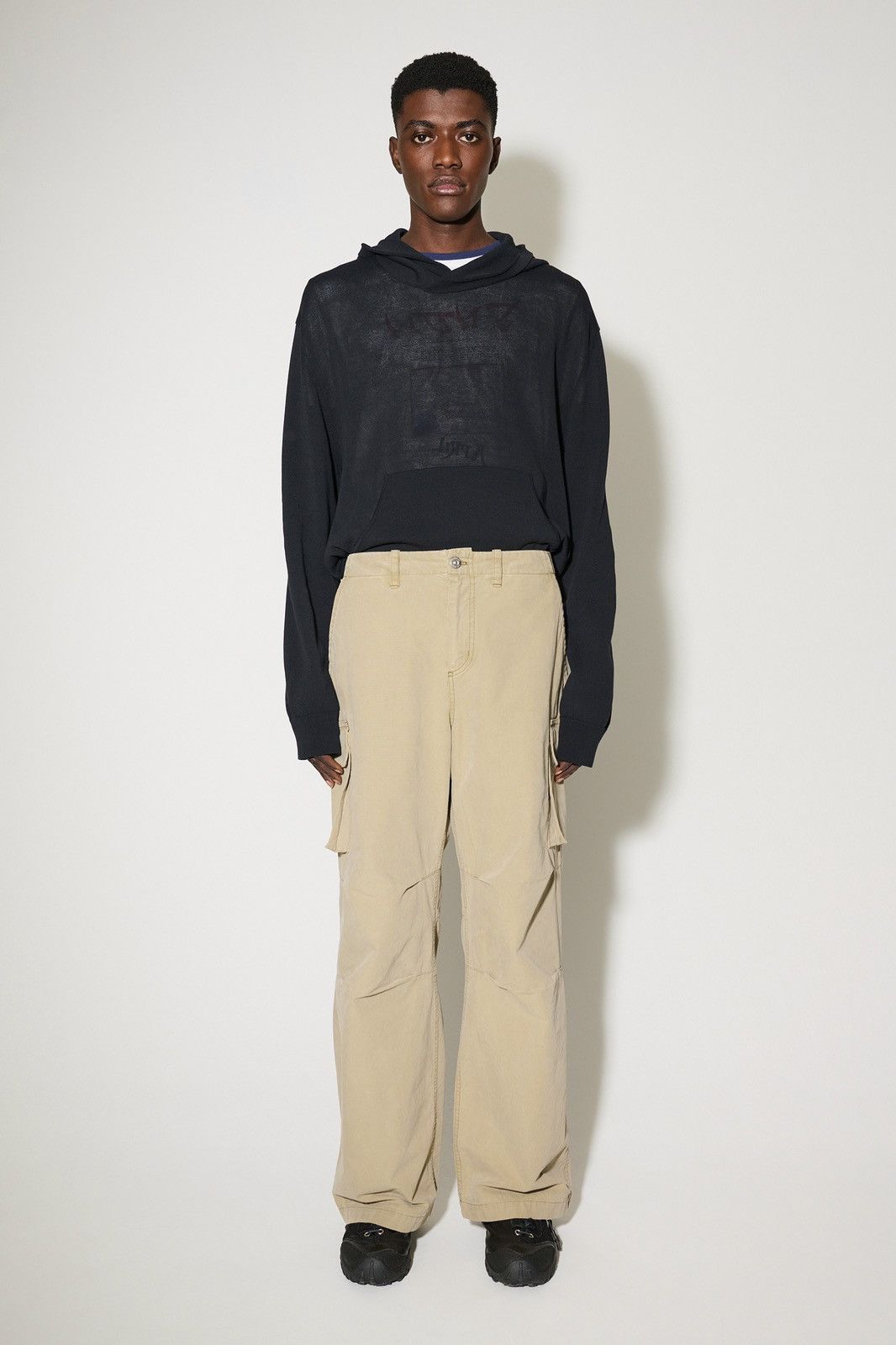 パンツ Our Legacy MOUNT CARGO Olive Herringbone Our Legacy - Mount Cargo Uniform Olive Herringbone
