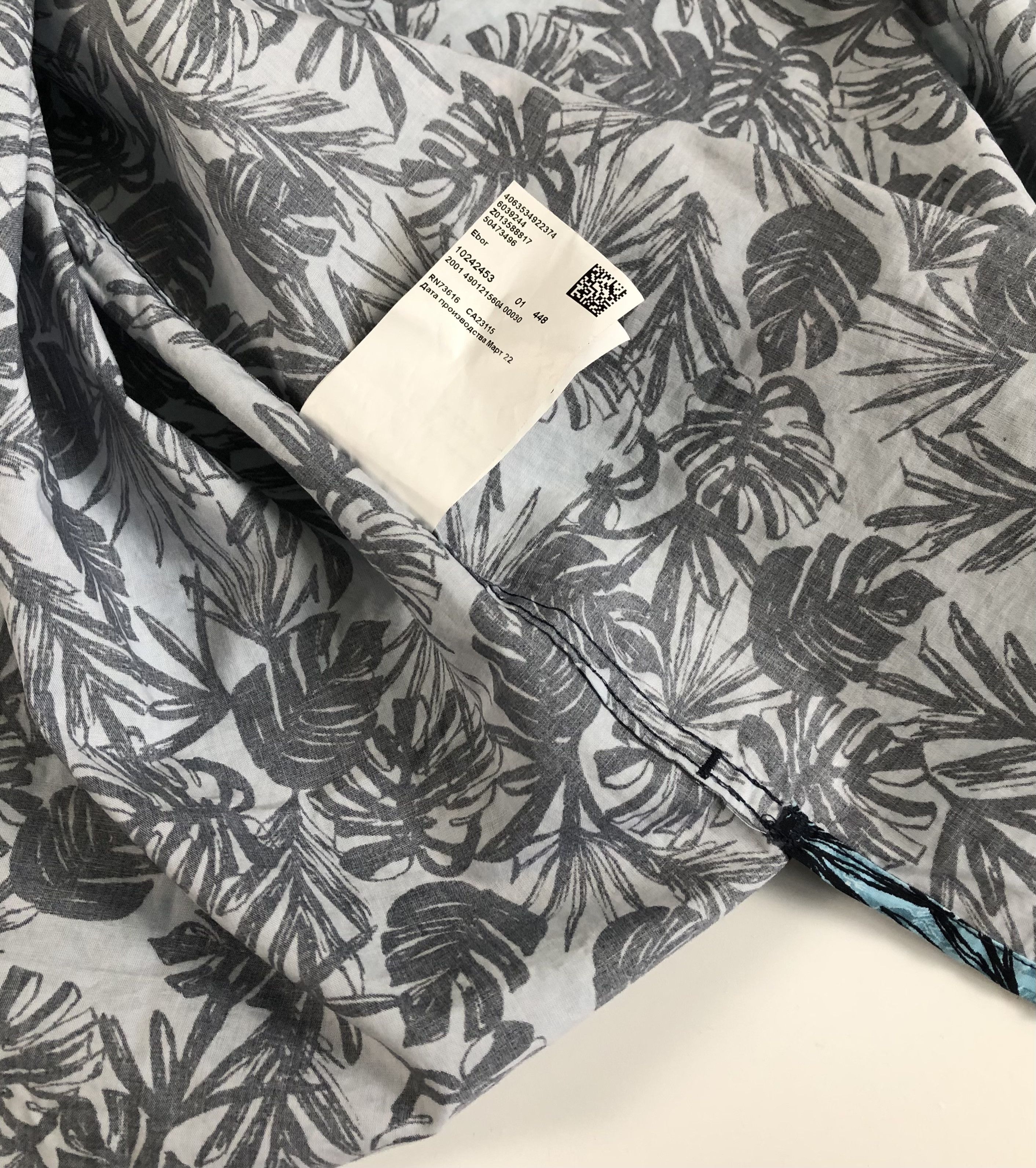 Hugo Hugo Boss Ebor Floral Hawaiian Print Casual Shirt Size US L / EU 52-54 / 3 - 6 Thumbnail