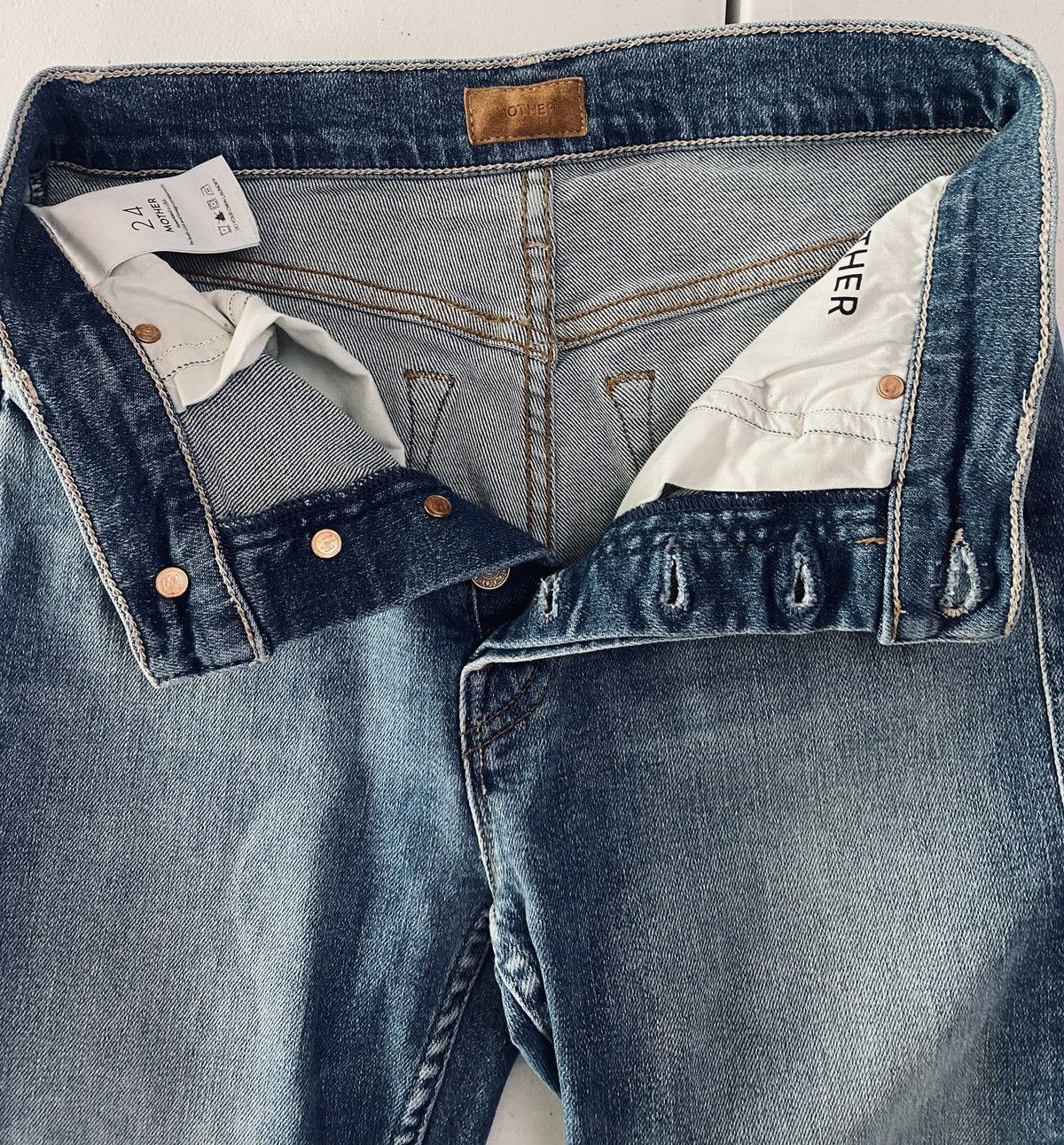 MOTHER Mother Denim The Cheeky Love Gun Relax Fit Jeans 24 EUC Size 24" / US 00 / IT 34 - 17 Thumbnail