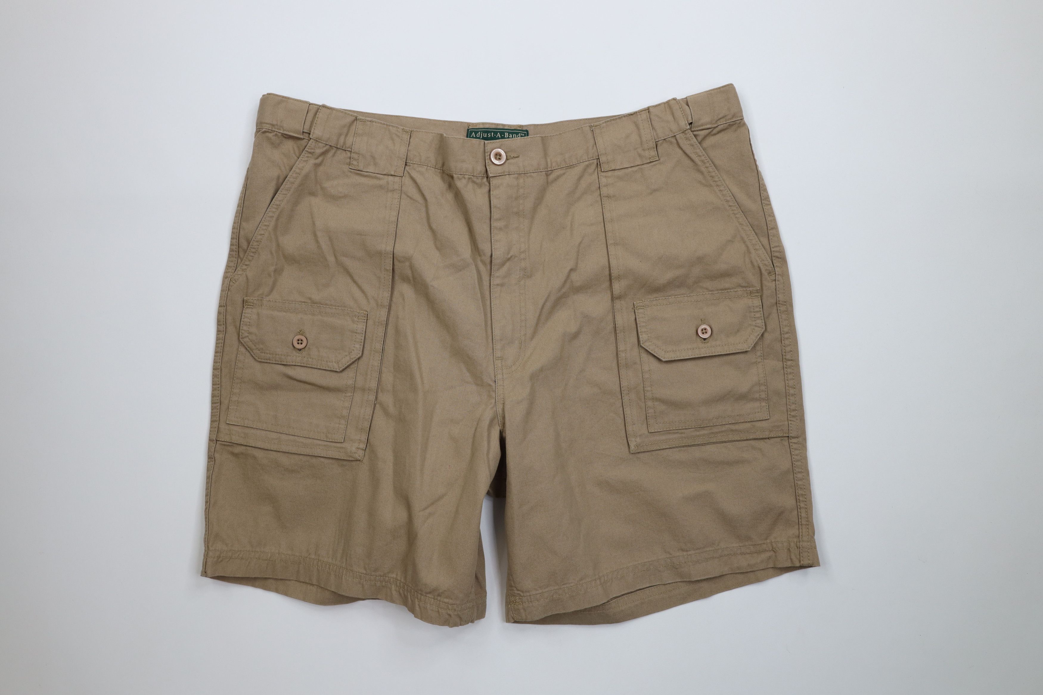 Vintage Vintage 90s Y2K Streetwear Above Knee Trekking Cargo Shorts Size US 42 / EU 58 - 1 Thumbnail