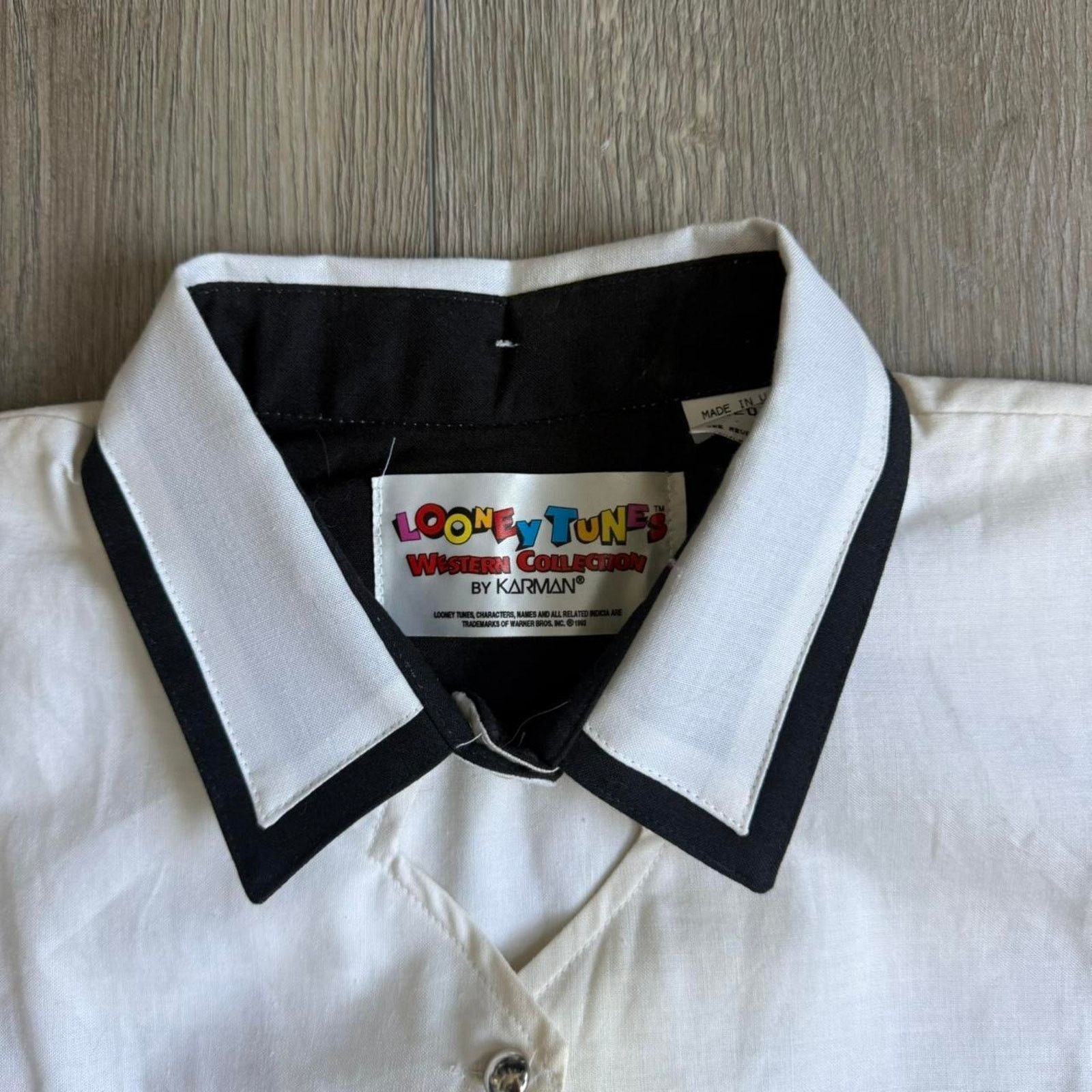 Other Vintage 1994 looney tunes western button down shirt Size M / US 6-8 / IT 42-44 - 5 Thumbnail