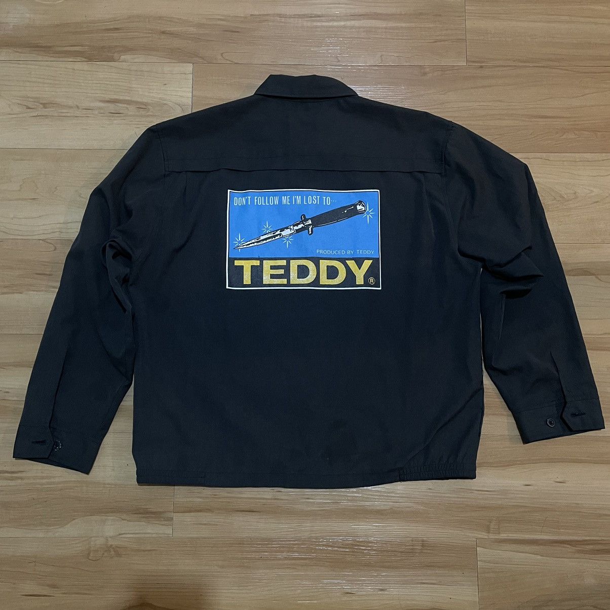 Vintage Vintage 80s lon teddy jacket Size US XL / EU 56 / 4 - 1 Thumbnail