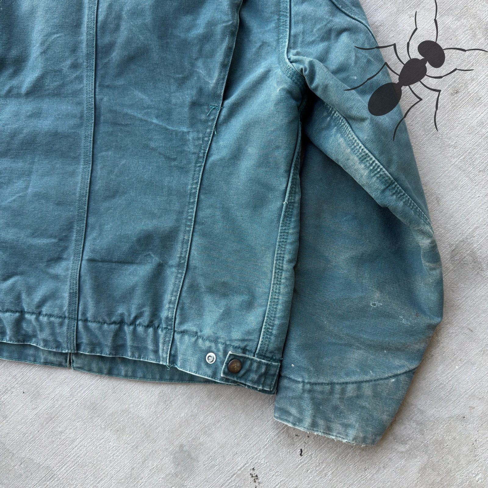 Carhartt × Vintage Carhartt WJ097 DTL green Detroit WOMENS work wear jacket Size US M / EU 48-50 / 2 - 8 Thumbnail
