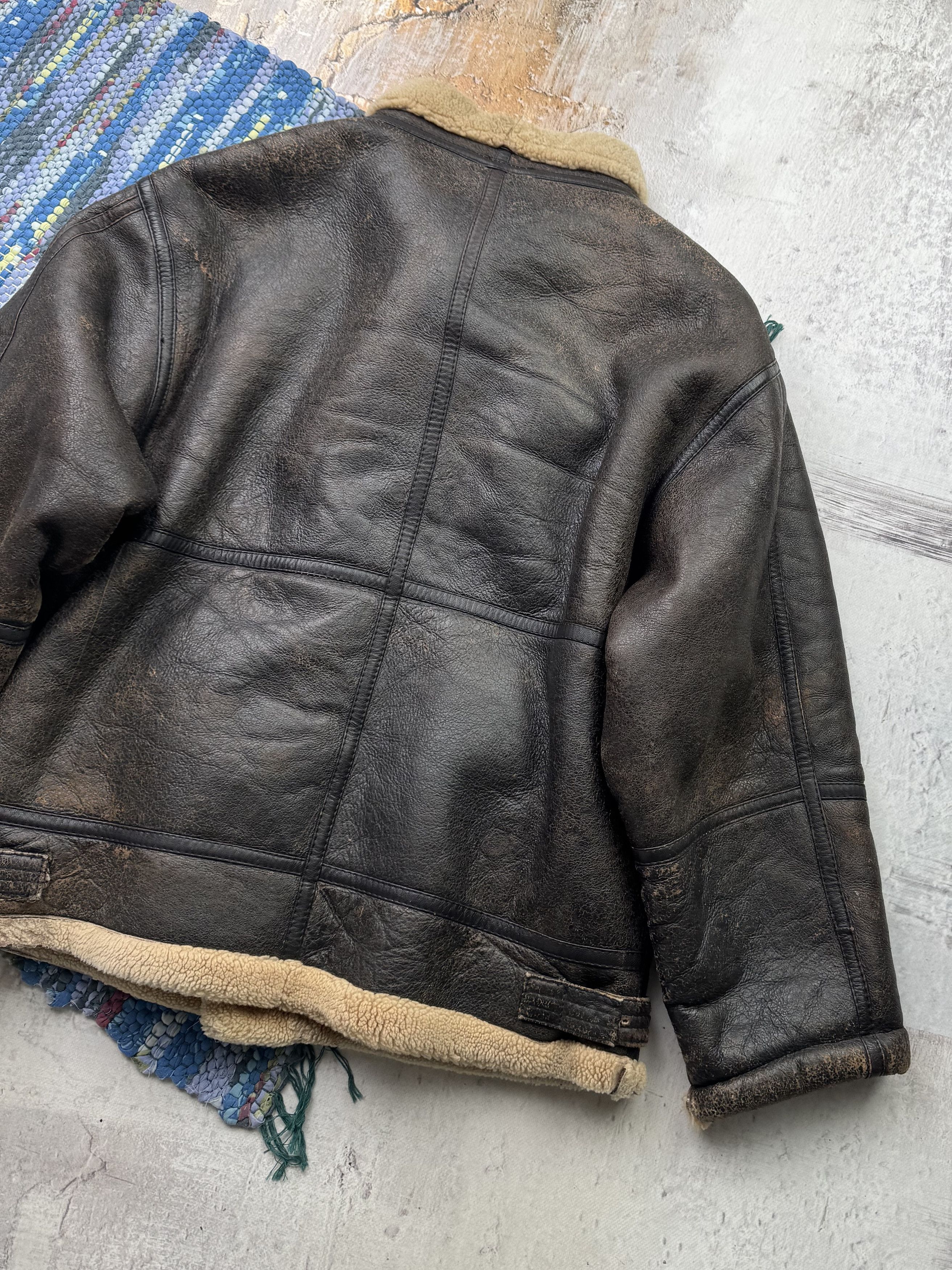 Vintage Vintage Real Sheepskin Jacket A683D15(464) Size US S / EU 44-46 / 1 - 12 Thumbnail