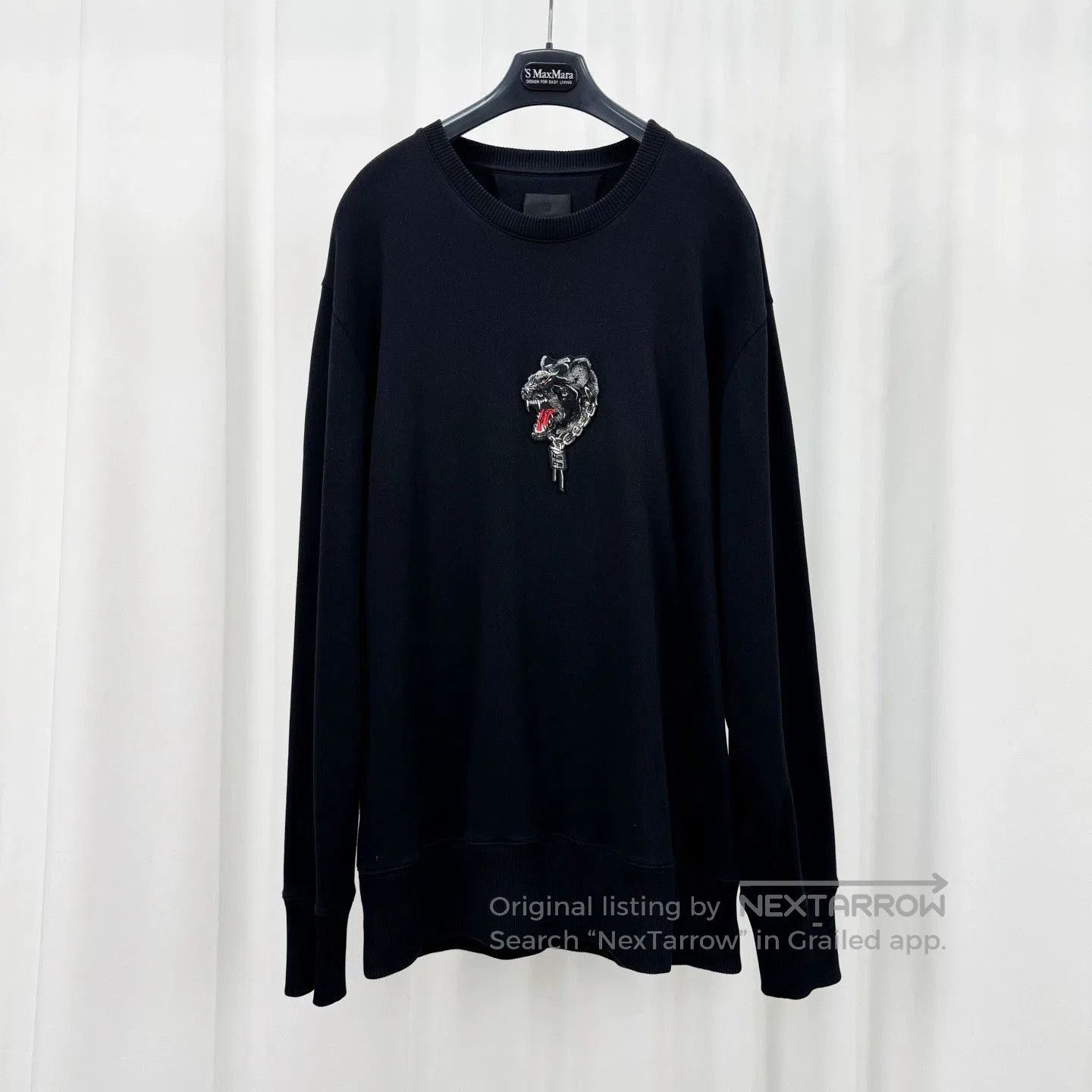 Givenchy Givenchy Flocked Tiger Head Embroidery Letter Sweatshirt. Size US XL / EU 56 / 4 - 1 Thumbnail