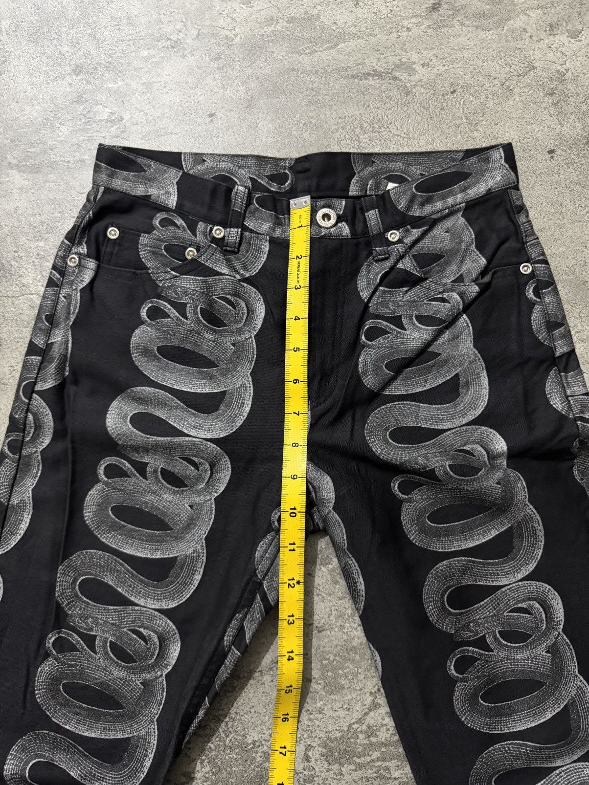 Hysteric Glamour SS98 HYSTERIC GLAMOUR SNAKE DENIM Size US 29 - 16 Thumbnail