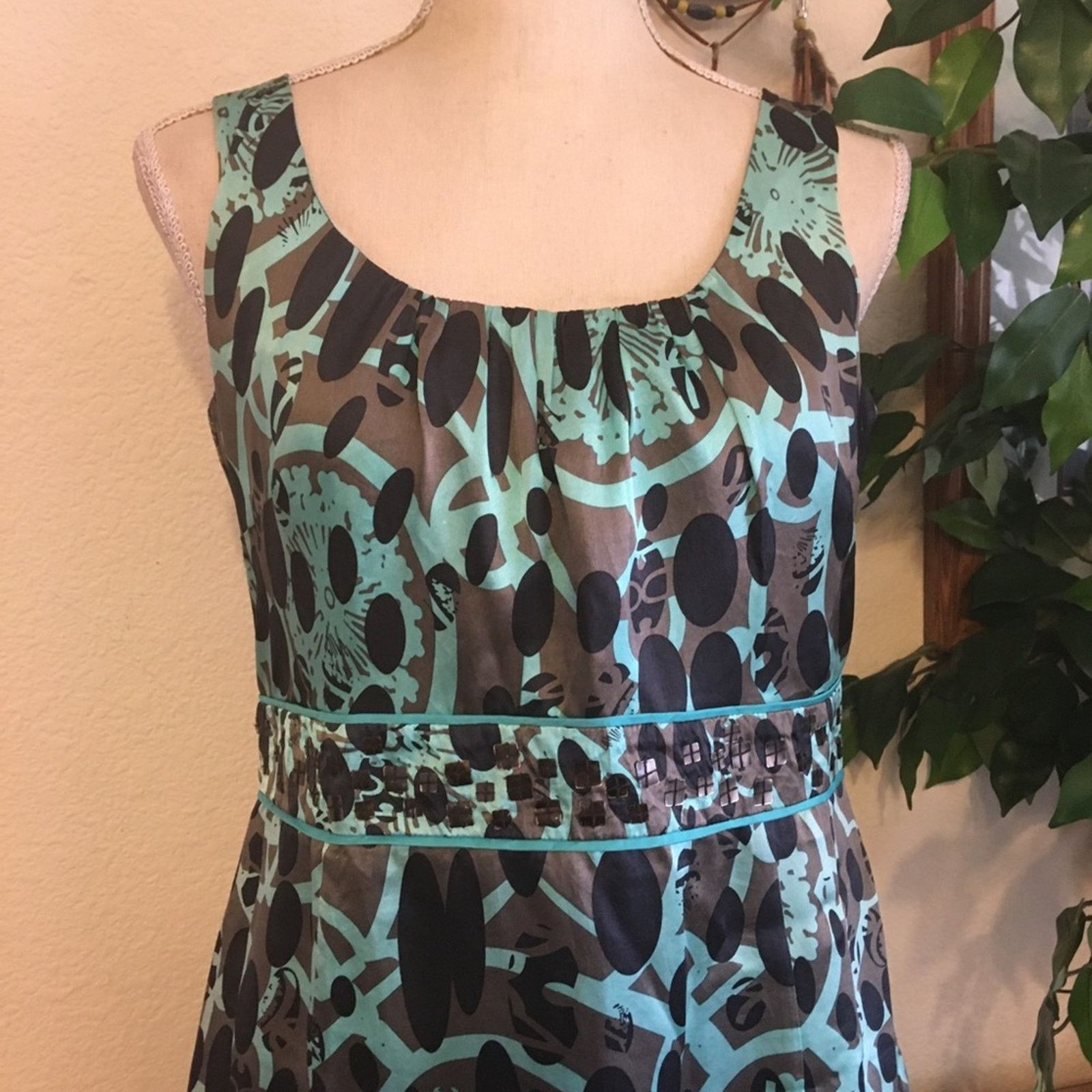 Rebecca Taylor Rebecca Taylor 100% silk sequin detail dress Size L / US 10 / IT 46 - 3 Thumbnail