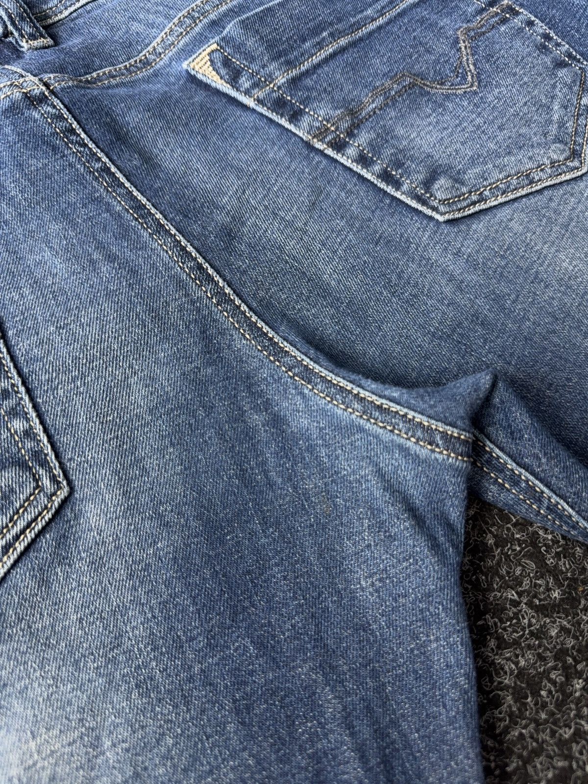 Diesel Luxury Avant Garde Diesel Safado-R Straight Jeans retro Size US 38 / EU 54 - 19 Thumbnail