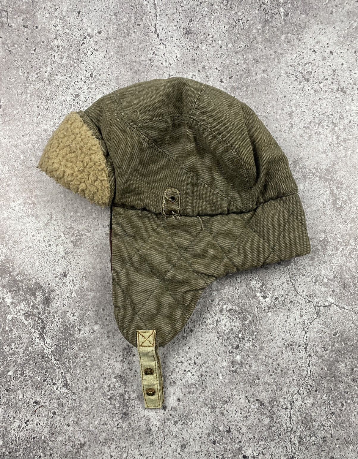 Vintage FUZZY MOHAIRE RETRO FUR AVIATOR USHANKA USSR STYLE 90’S Size ONE SIZE - 1 Thumbnail