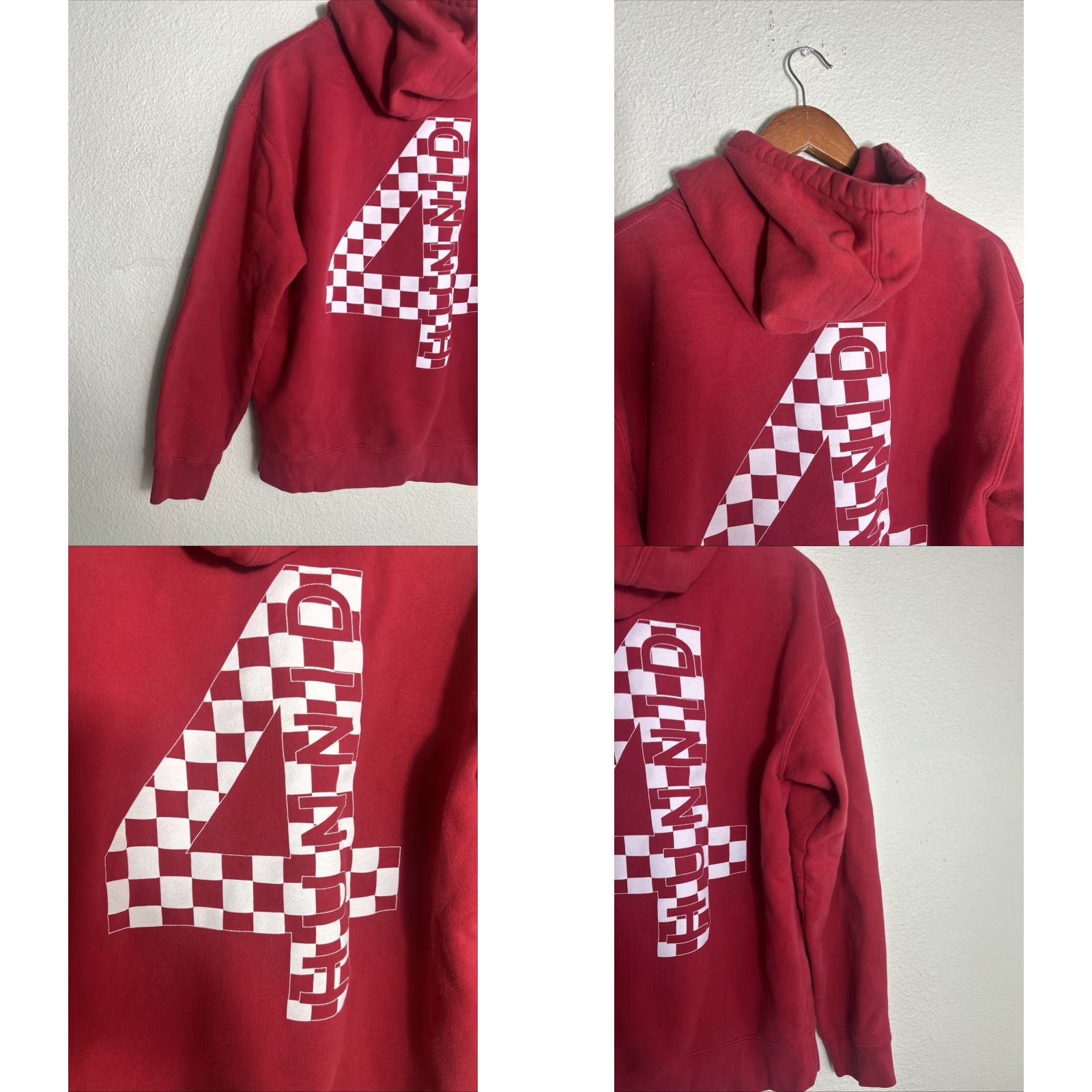 Vintage YG Hoodie Medium 4 Hunnid 400 Rap Hip-hop Concert Tour Rapper Pullover Hoodie Shirt Men Red Logo Hoodie Pullover Vintage No Size US M / EU 48-50 / 2 - 9 Thumbnail