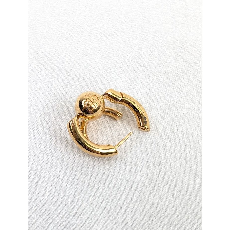 Balenciaga o1rshd1 Size: OS / Double B Ring in Gold Size ONE SIZE - 12 Thumbnail