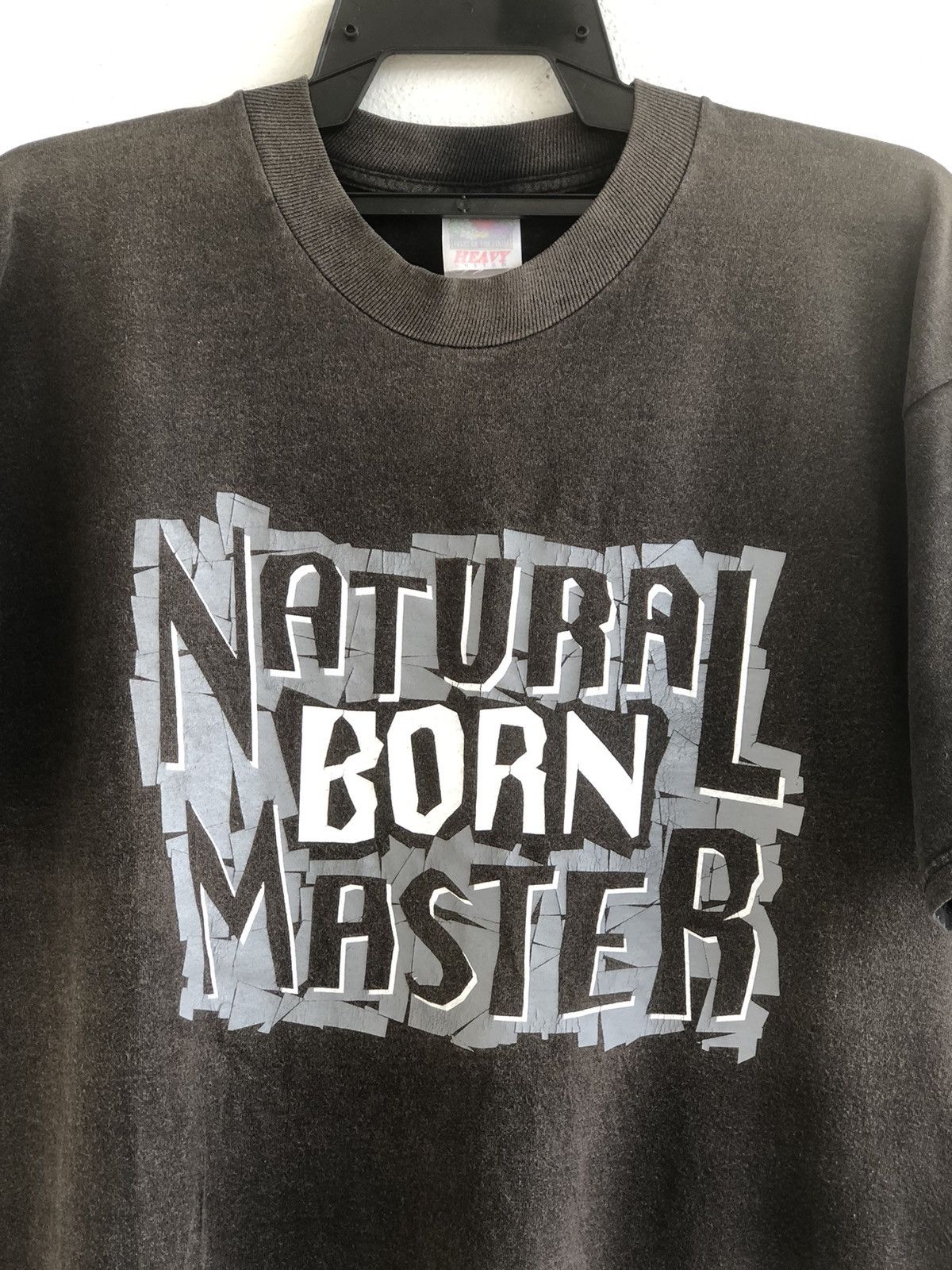 WWF Vintage 90s NATURAL BORN MASTER Japan Pro Wrestling Size US XL / EU 56 / 4 - 1 Thumbnail