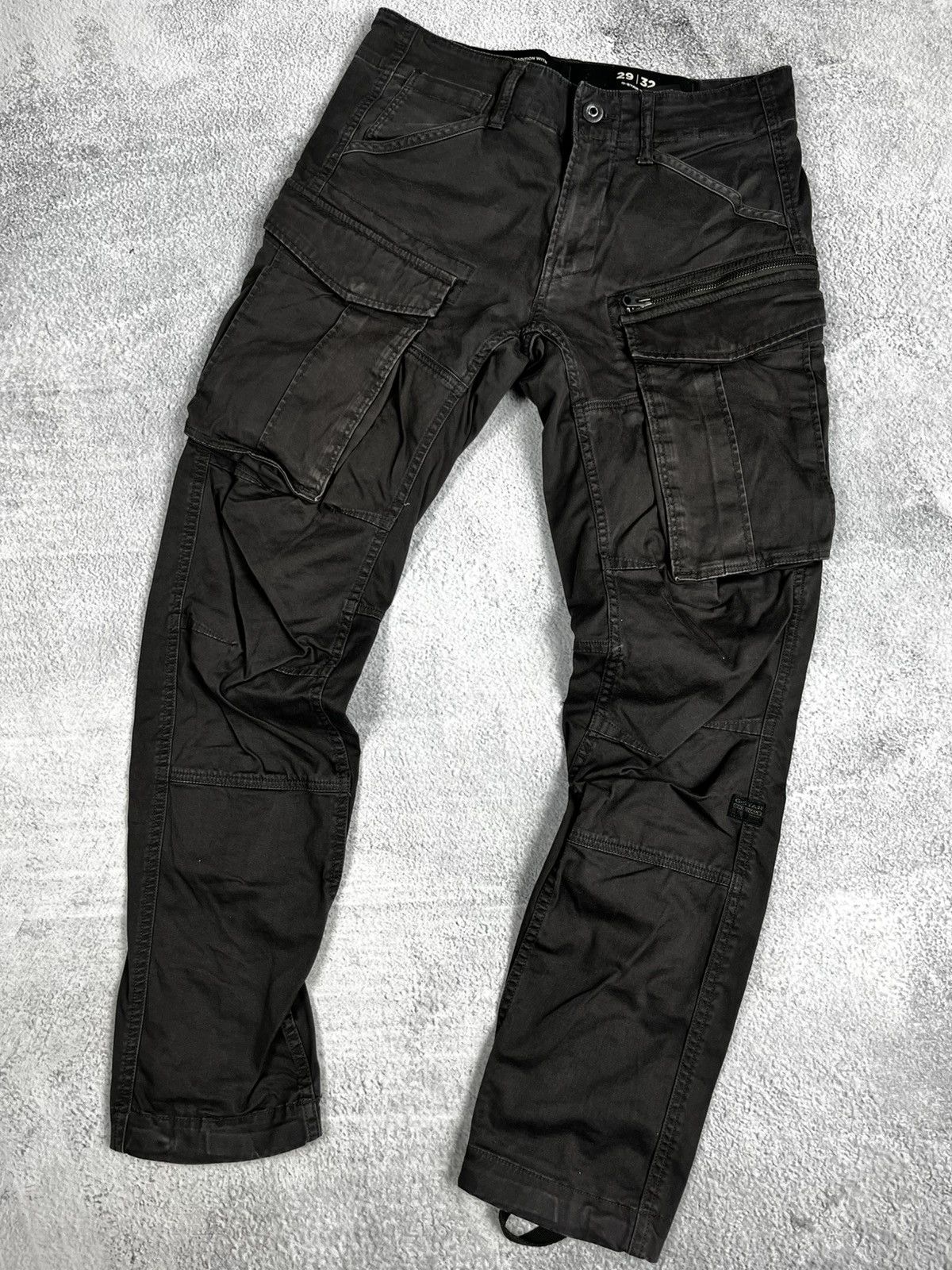 G-Star G-Star Raw Rovic Zip 3D Regular Tapered Cargo Pants Size US 29 - 1 Thumbnail