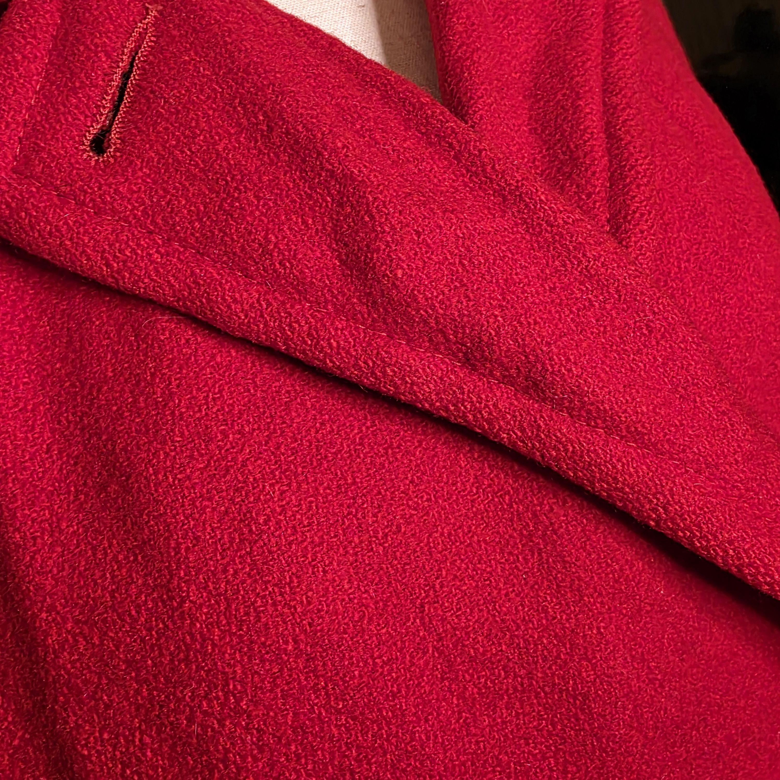 Other Vintage Jofeld Red Wool Peacoat Size L / US 10 / IT 46 - 4 Thumbnail