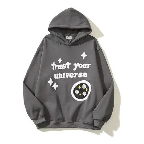 Japanese Brand Street Retro Fun Slogan Loose Casual Hooded Sweatshirt Size US XL / EU 56 / 4 - 3 Thumbnail