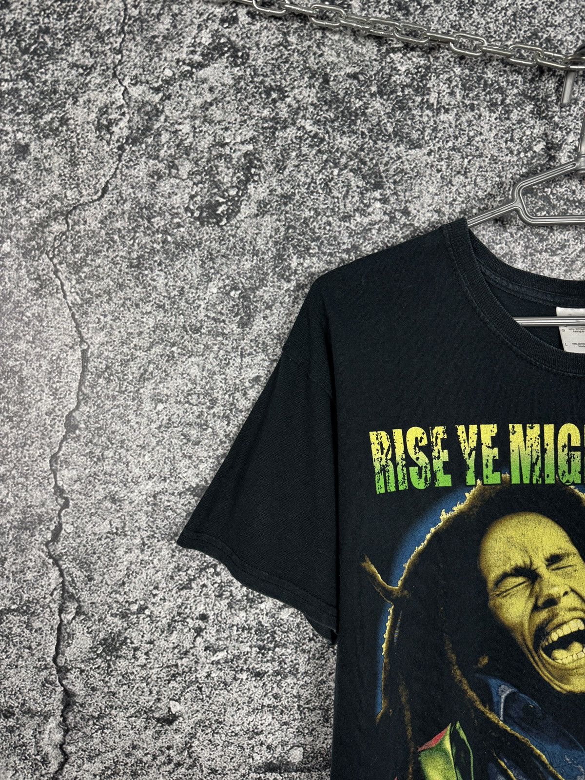 Band Tees Men’s Bob Marley T-Shirt Vintage Music Rap Hip-Hop Tee Sz L Size US L / EU 52-54 / 3 - 3 Thumbnail