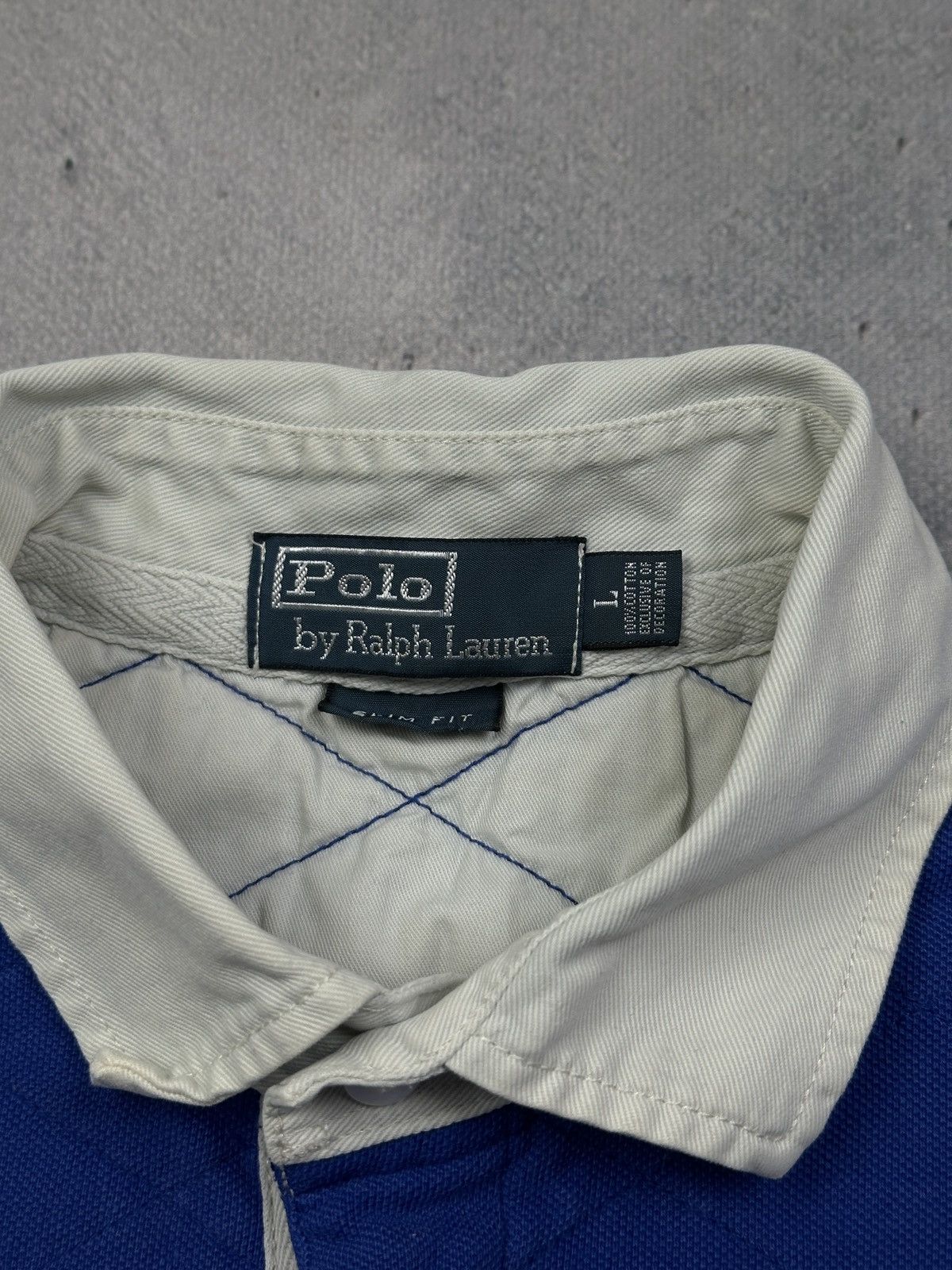 Polo Ralph Lauren Vintage Polo Ralph Lauren Rugby RIVER Patchwork Crest Shirt Size US L / EU 52-54 / 3 - 11 Thumbnail