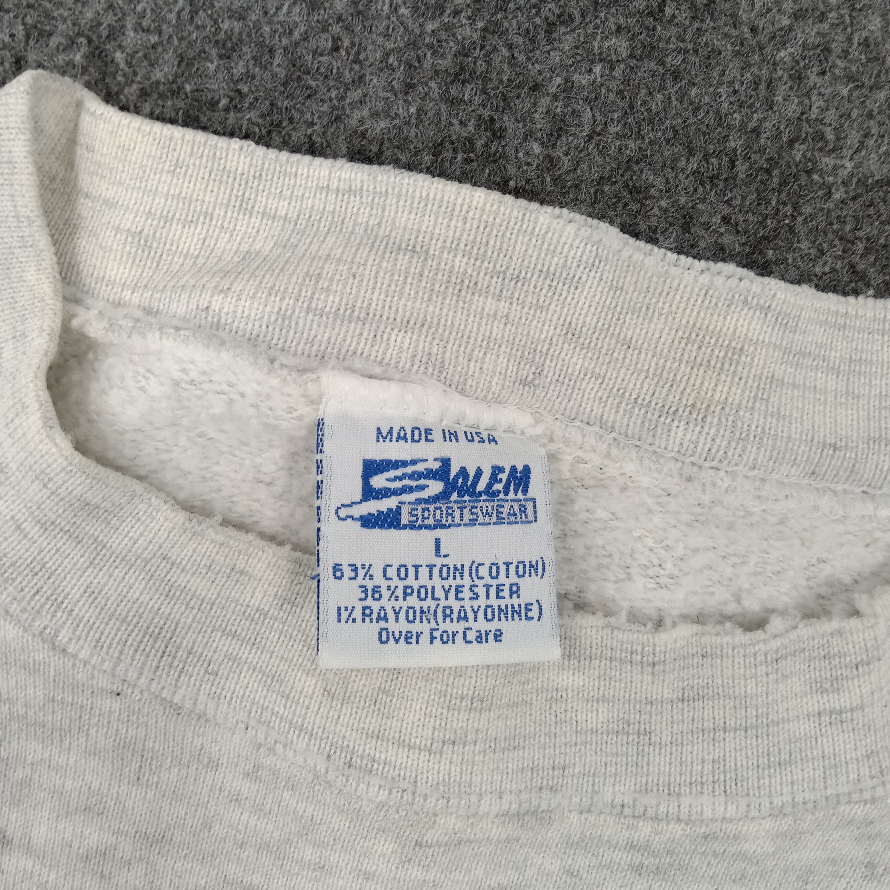 NBA × Salem Sportswear × Vintage Vintage 90's Squille O'Neil American NBA Players Sweatshirt Size US M / EU 48-50 / 2 - 4 Thumbnail