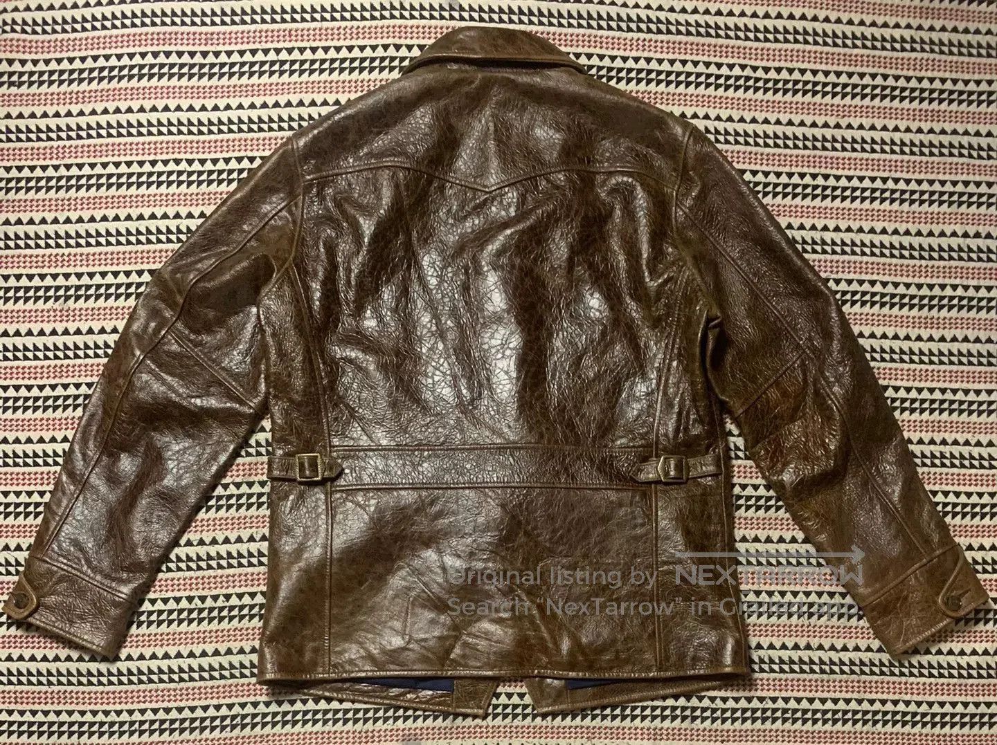 Schott brown leather jacket by Schott. Size US L / EU 52-54 / 3 - 2 Thumbnail