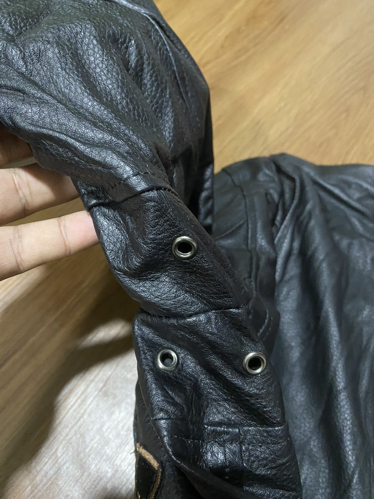 Tedman × Vintage Vintage Tedman Leather Flight Jacket Size US L / EU 52-54 / 3 - 9 Thumbnail
