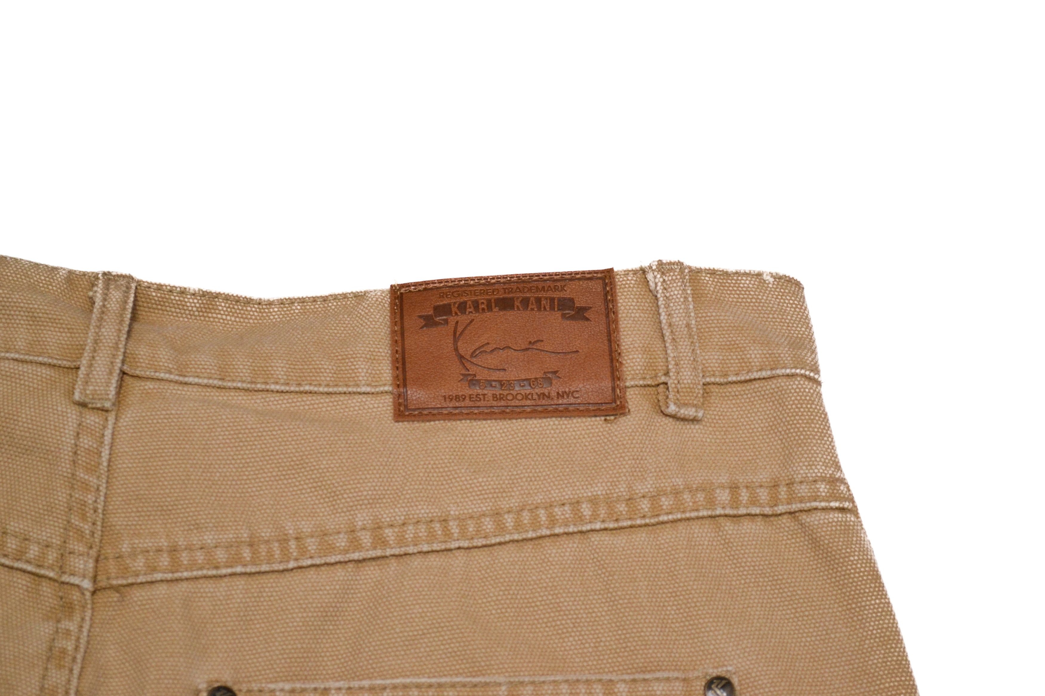 Karl Kani Karl Kani Men’s Carpenter Jeans Denim Brown Pants Size US 32 / EU 48 - 10 Thumbnail