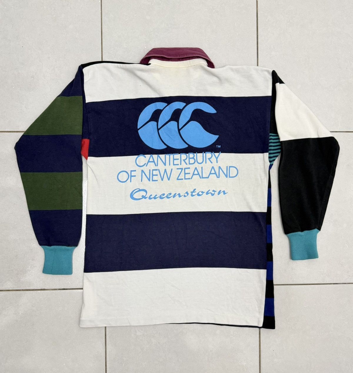 Canterbury of New Zealand Vintage Canterbury New Zealand Big Logo Polo Rugby Size US S / EU 44-46 / 1 - 2 Thumbnail