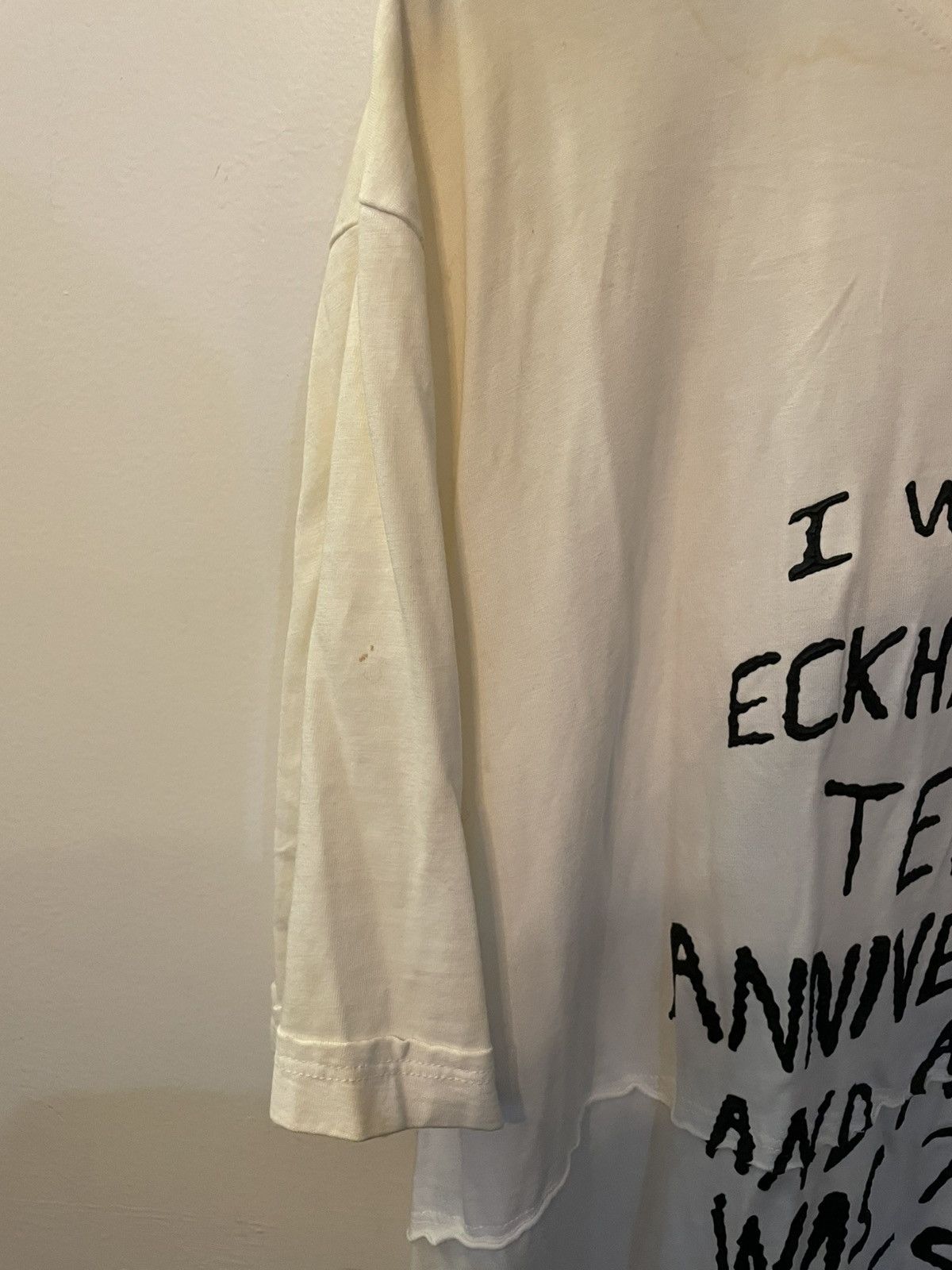 Eckhaus Latta ECKHAUS LATTA 10 YR ANNIVERSARY LAPPED TEE Size US M / EU 48-50 / 2 - 2 Thumbnail