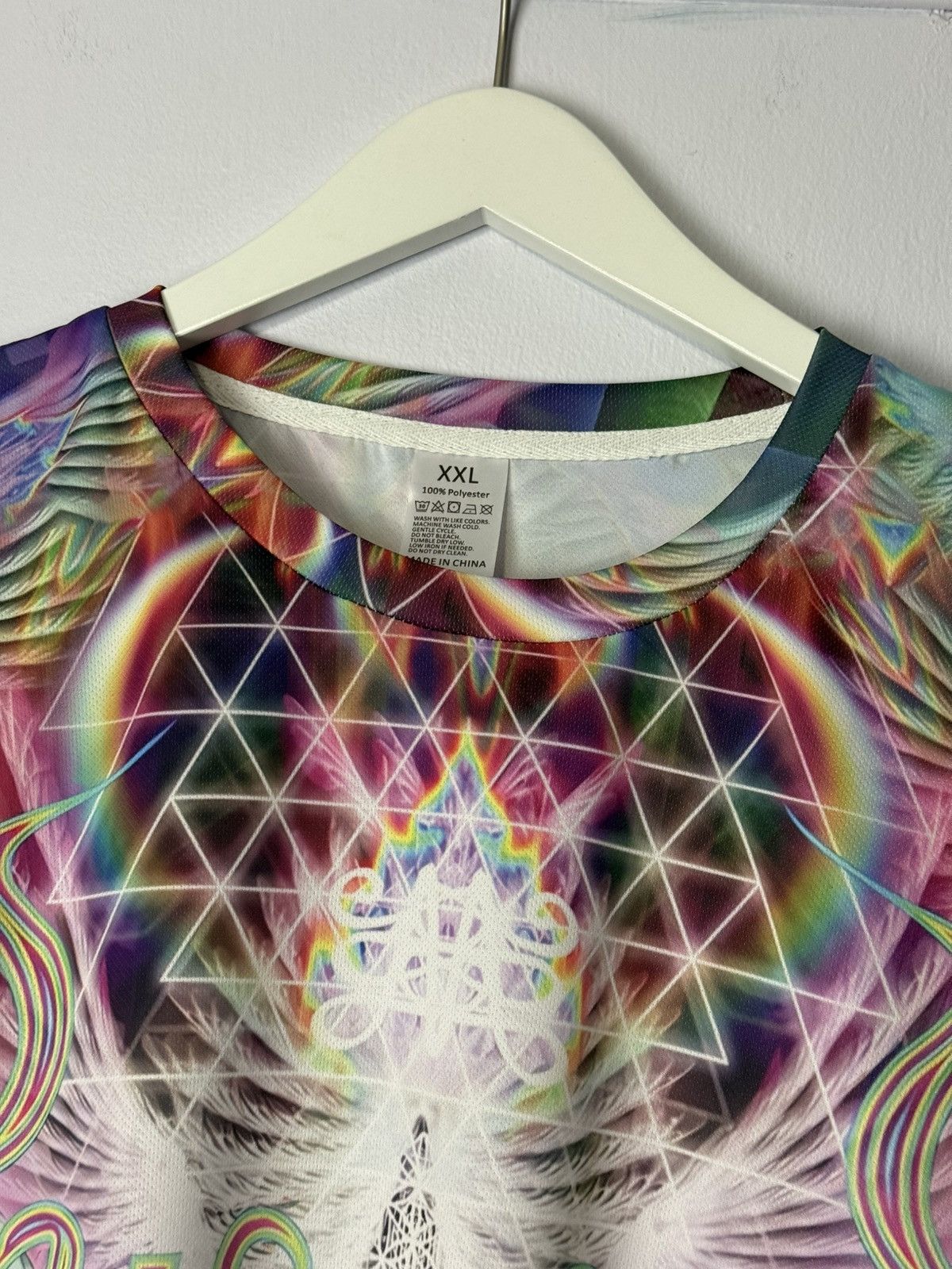 Other Custom 1of1 DMT Psychedelic Religious Jesus Tee Angles 🌈 Size US XXL / EU 58 / 5 - 3 Thumbnail