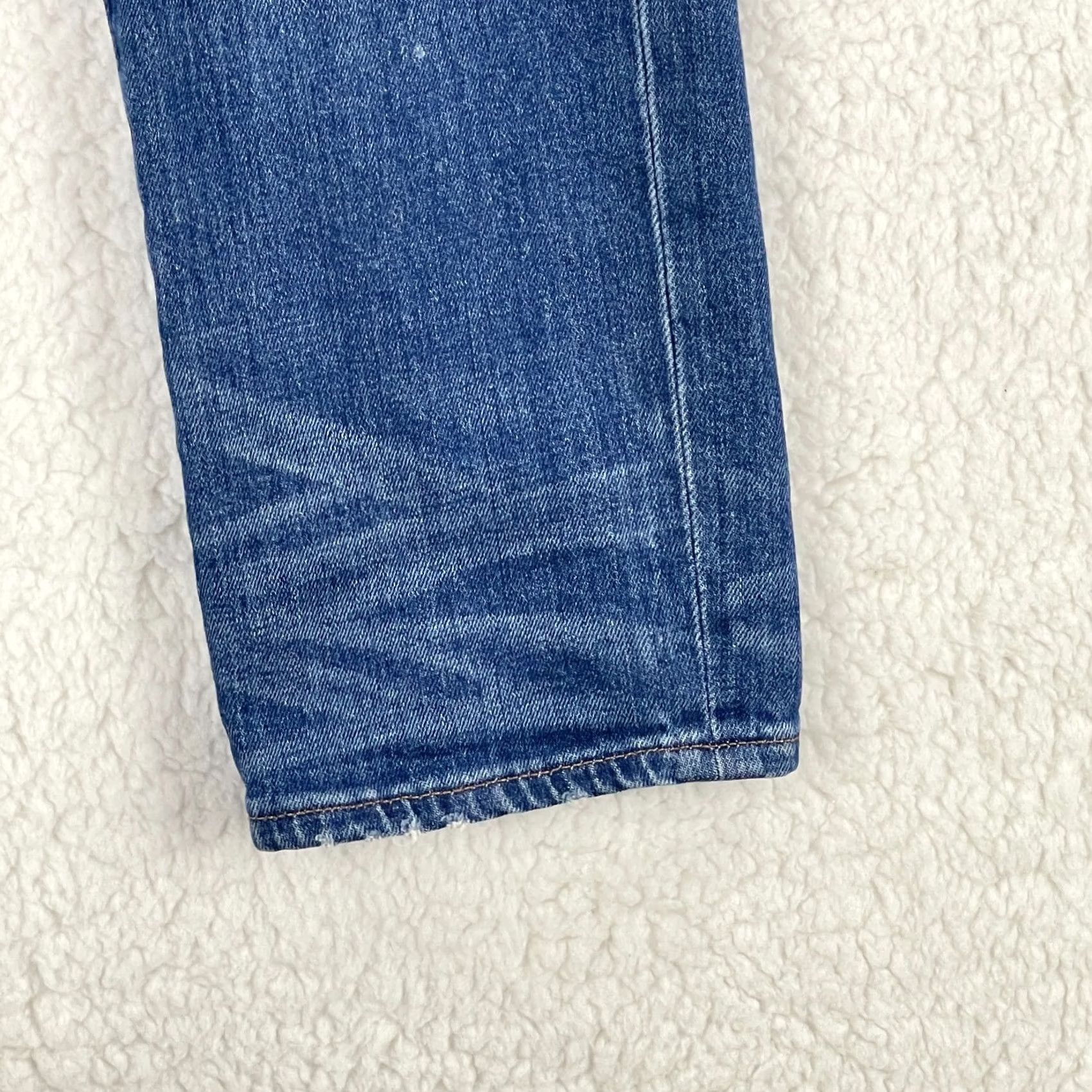 Madewell Madewell High Rise Slim Boy Jeans Womens Size 26 Blue Denim 5 Pocket Stretch Jeans Size 26" / US 2 / IT 38 - 4 Thumbnail