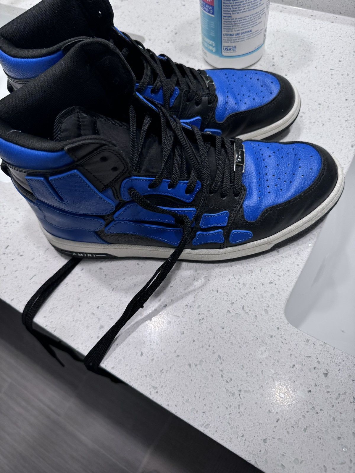 Amiri AMIRI Skel Panelled High Top Size US 10 / EU 43 - 12 Thumbnail