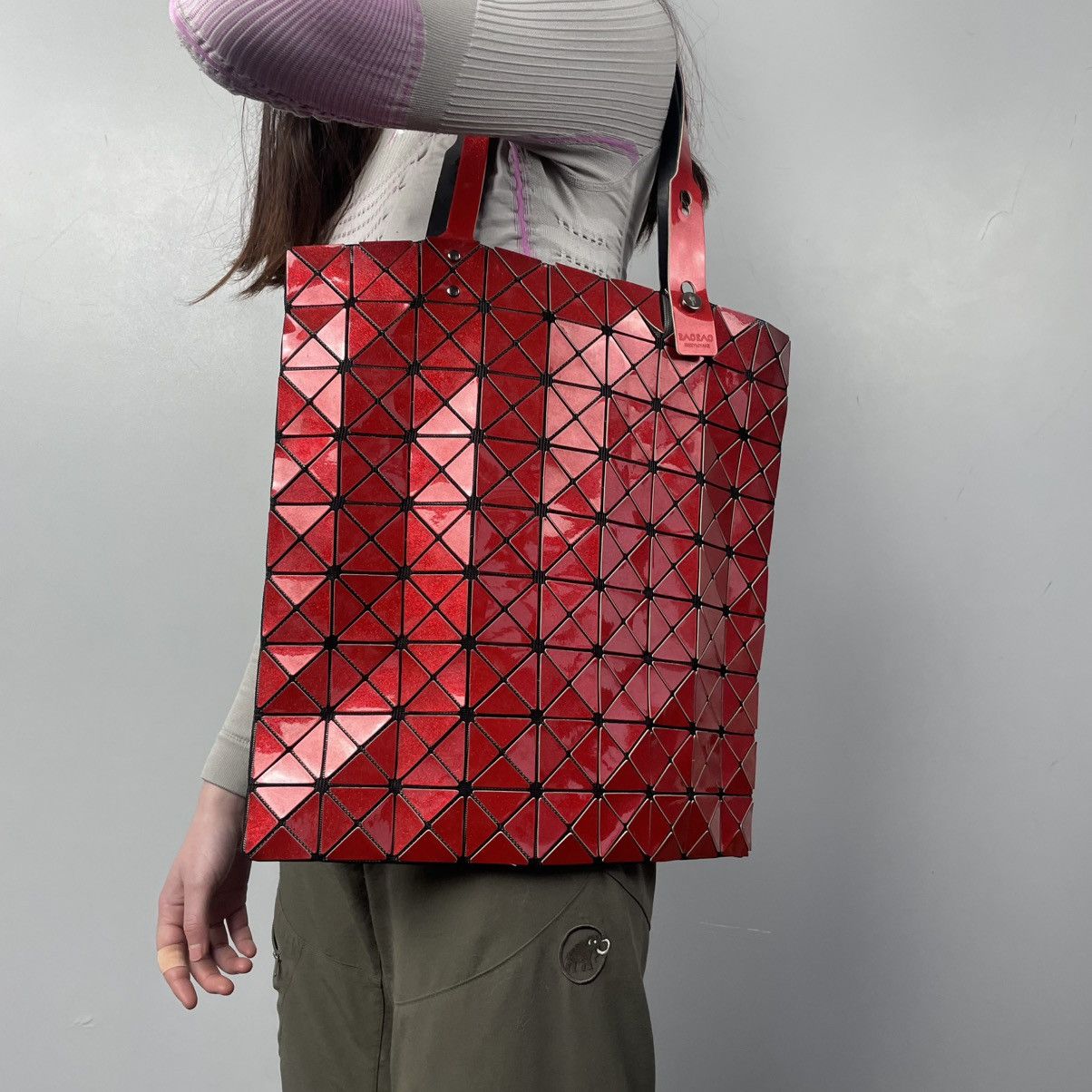 Issey Miyake Limited edition BAO BAO ISSEY MIYAKE Red Tote Bag Japan Size ONE SIZE - 2 Thumbnail
