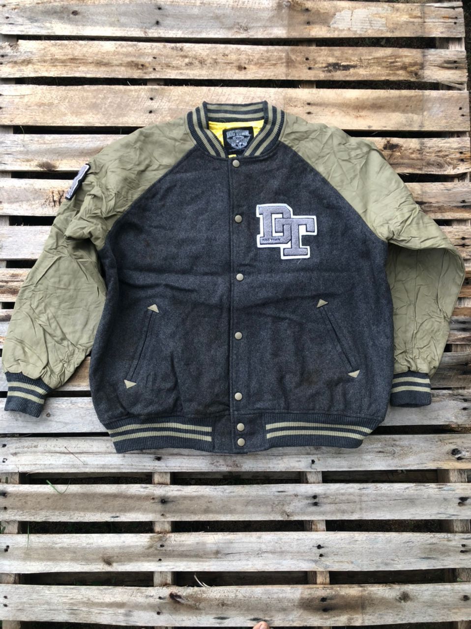 Dogtown Vintage 90s Dogtown Skaters Leather Varsity Jacket Size US XL / EU 56 / 4 - 2 Thumbnail