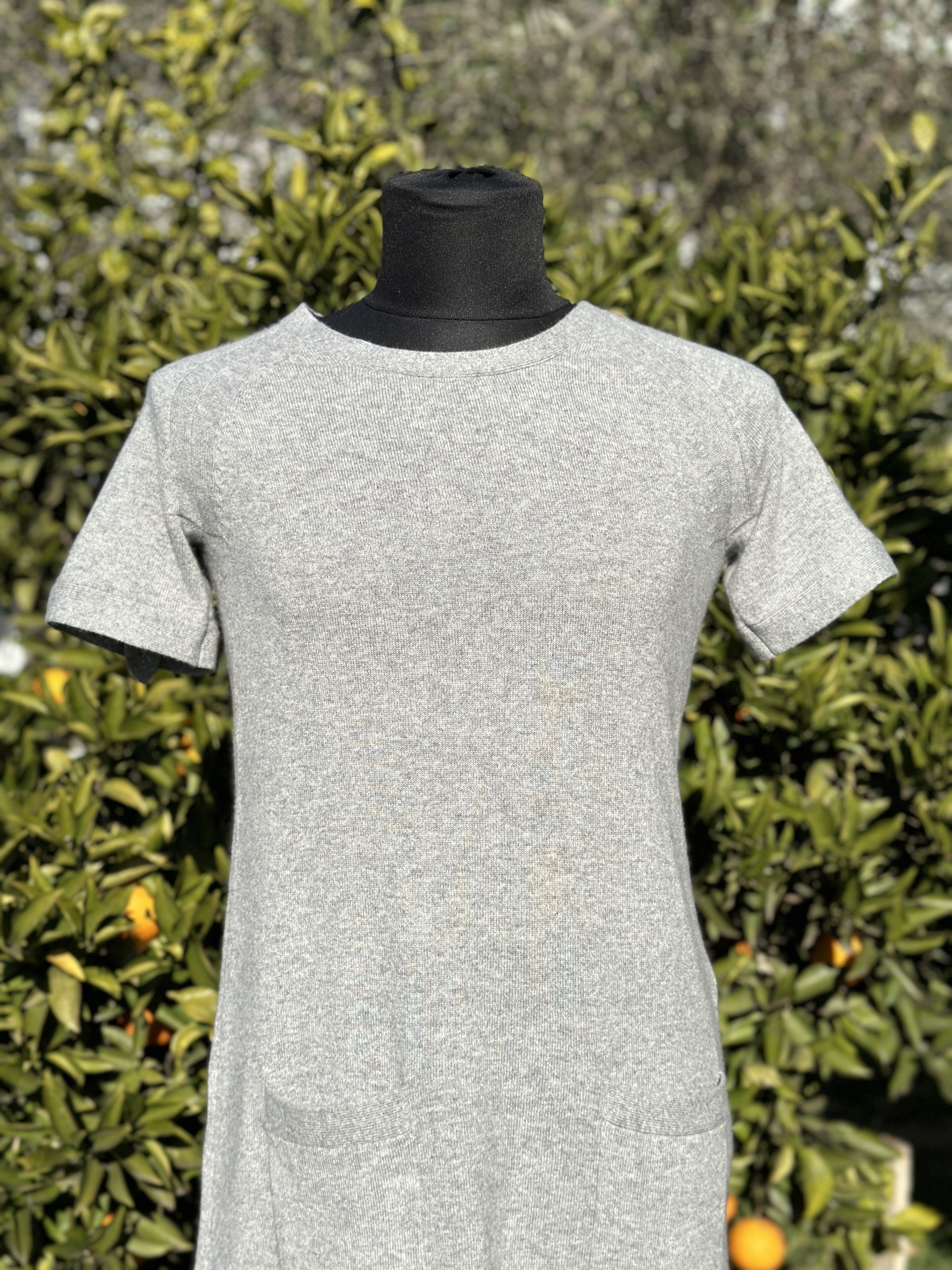 Theory Theory Pure Cashmere Pocket Heather Light Long Dress Size L Size L / US 10 / IT 46 - 11 Thumbnail