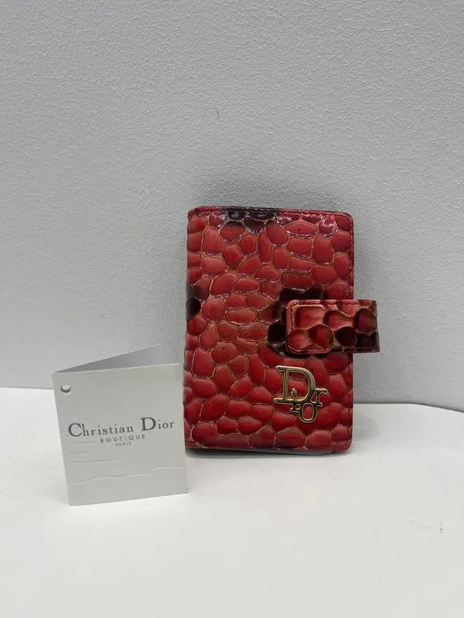 Christian Dior Monsieur Vintage Christian Dior Logo Leather Card Holder Size ONE SIZE - 1 Thumbnail