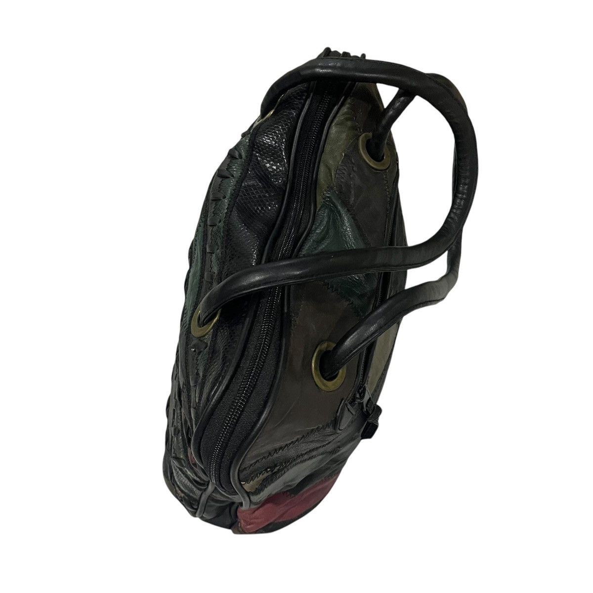 If Six Was Nine 🇯🇵JAPANESE BRAND Y2K GOTHIC PUNK STYLE LEATHER HANDLE BAG Size ONE SIZE - 5 Thumbnail