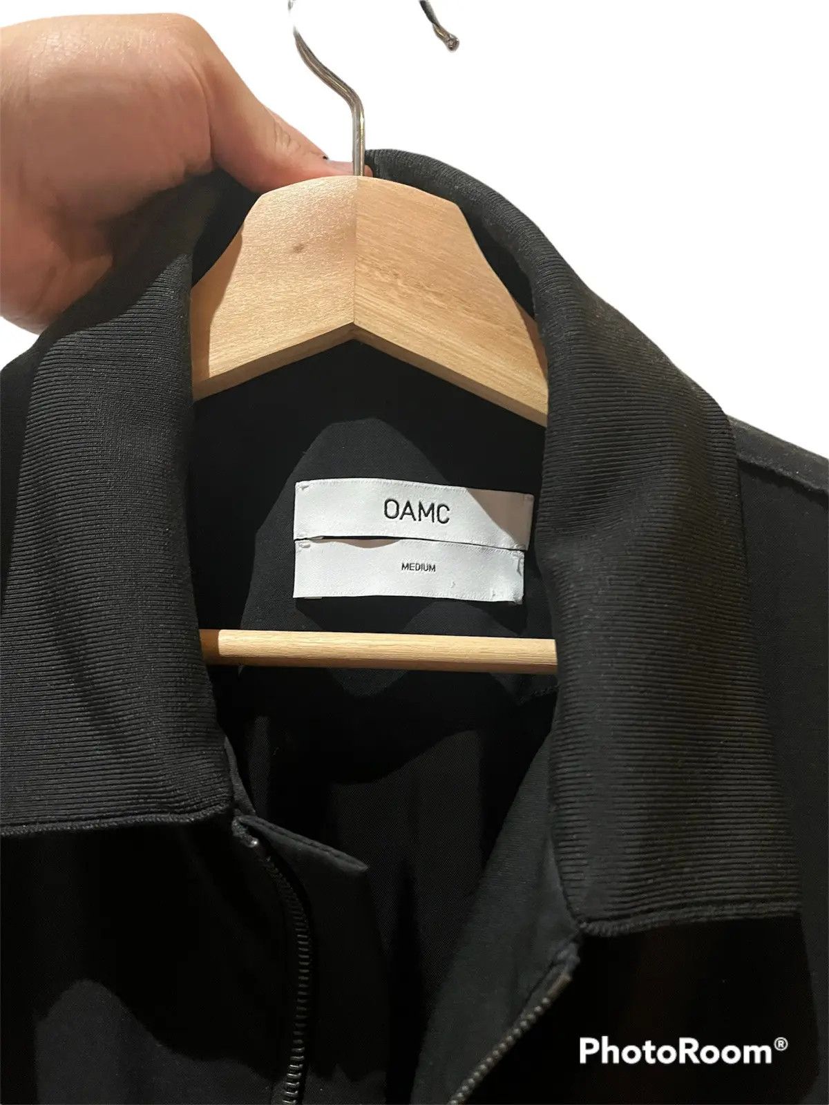 OAMC Virgin Wool Zip Jacket (Black) Size US M / EU 48-50 / 2 - 2 Thumbnail