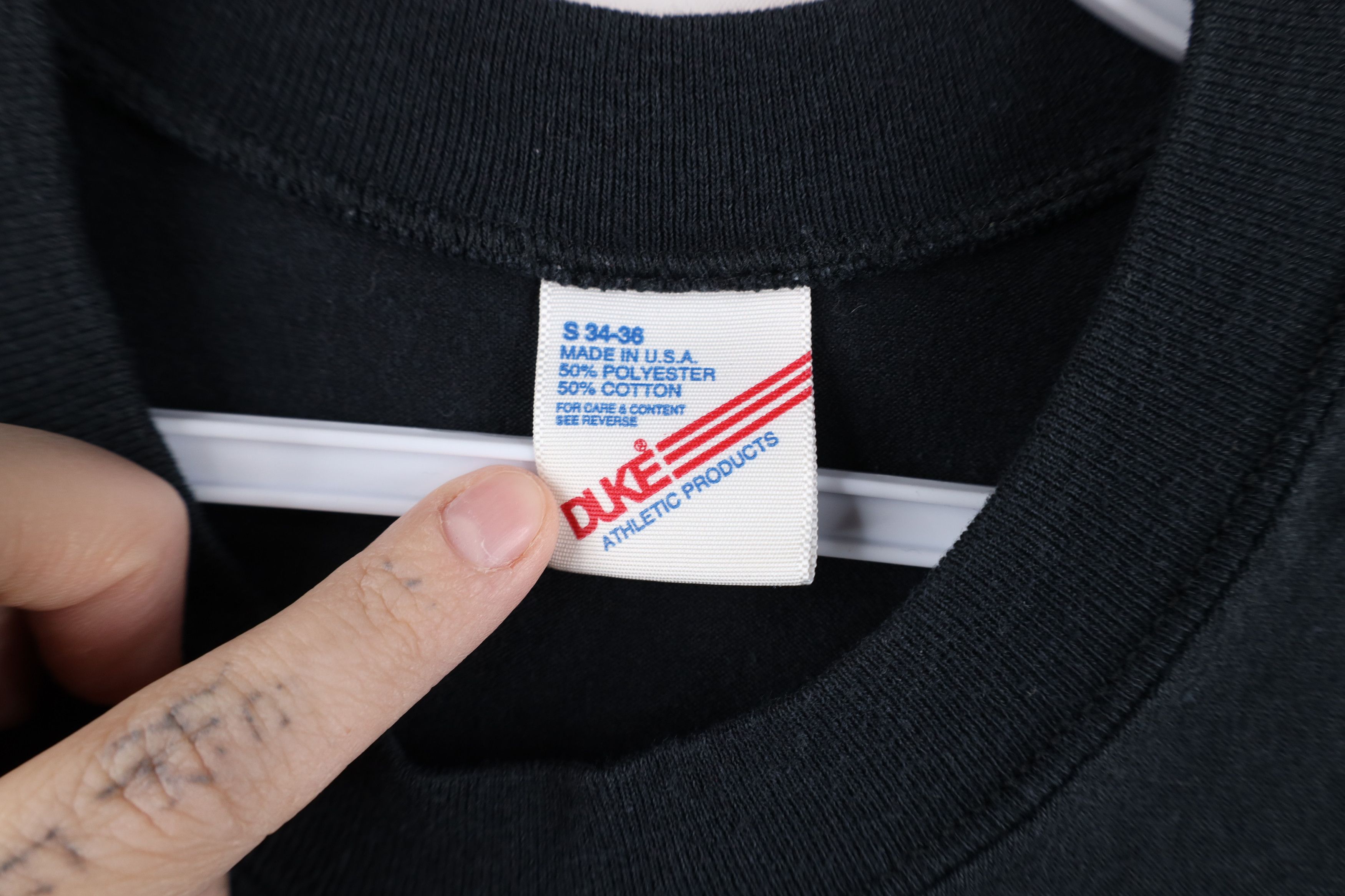 Vintage Vintage 70s 80s Streetwear Short Sleeve T-Shirt Black USA Size US S / EU 44-46 / 1 - 7 Thumbnail