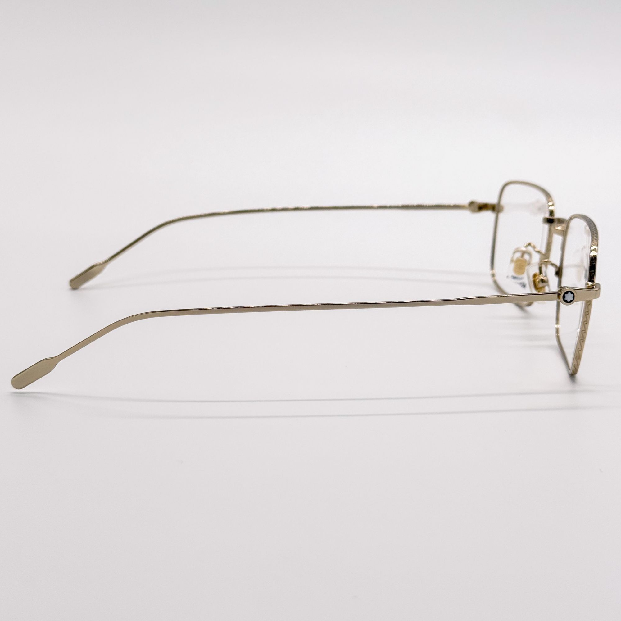 Montblanc NEW MONTBLANC EYEGLASSES MB0212O 004 GOLD MEN EYEWEAR Size ONE SIZE - 6 Thumbnail