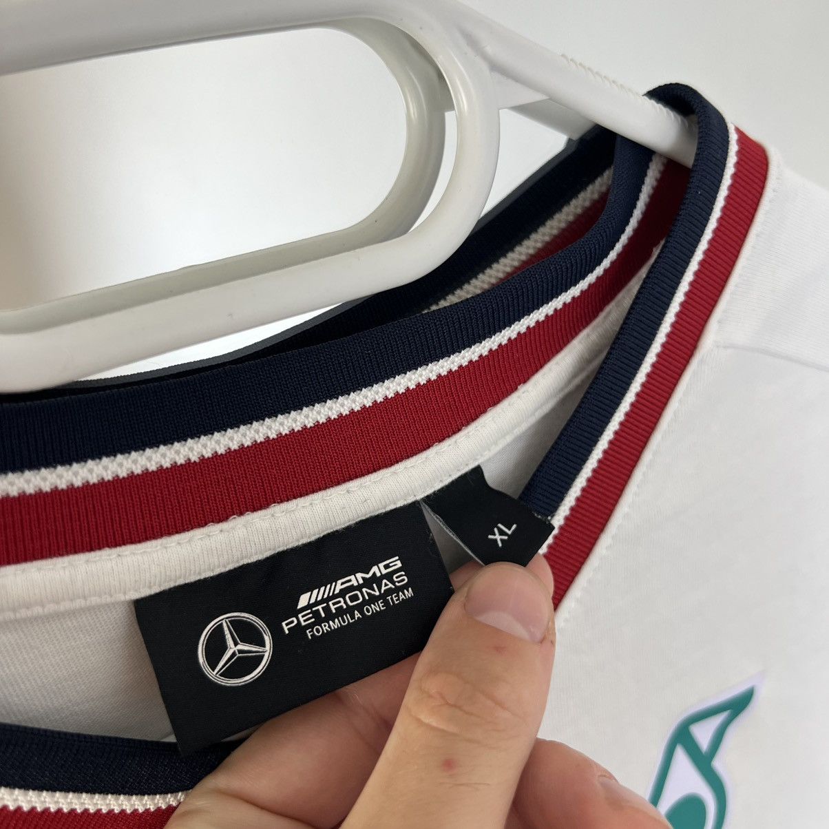 Mercedes-Benz Mercedes-Benz AMG Tommy Himfiger Big Logo Racing T-Shirt Size US XL / EU 56 / 4 - 7 Thumbnail
