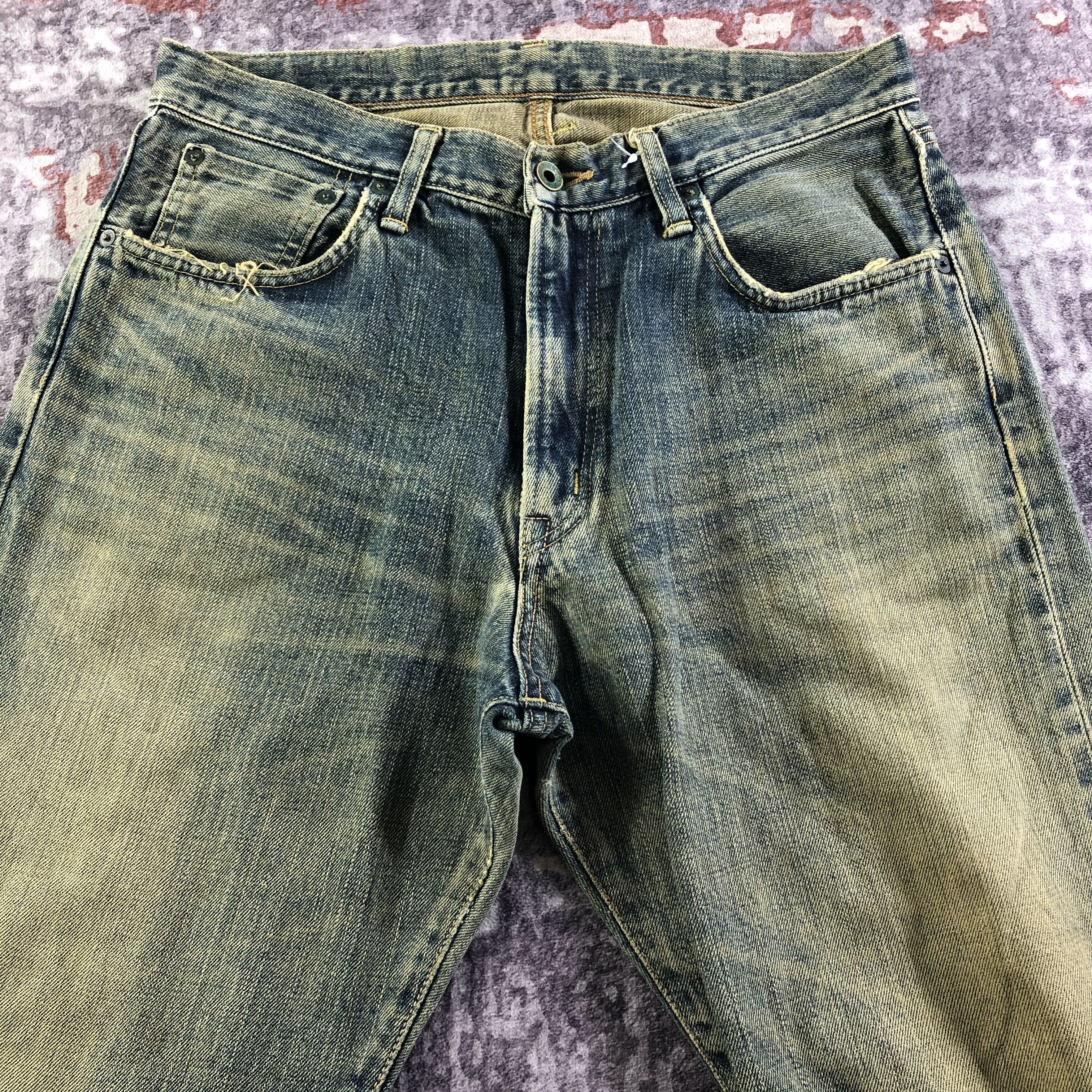 Edwin Vintage 90s Rusty Edwin 505 Selvedge Jeans-JM3566 Size US 33 - 3 Thumbnail