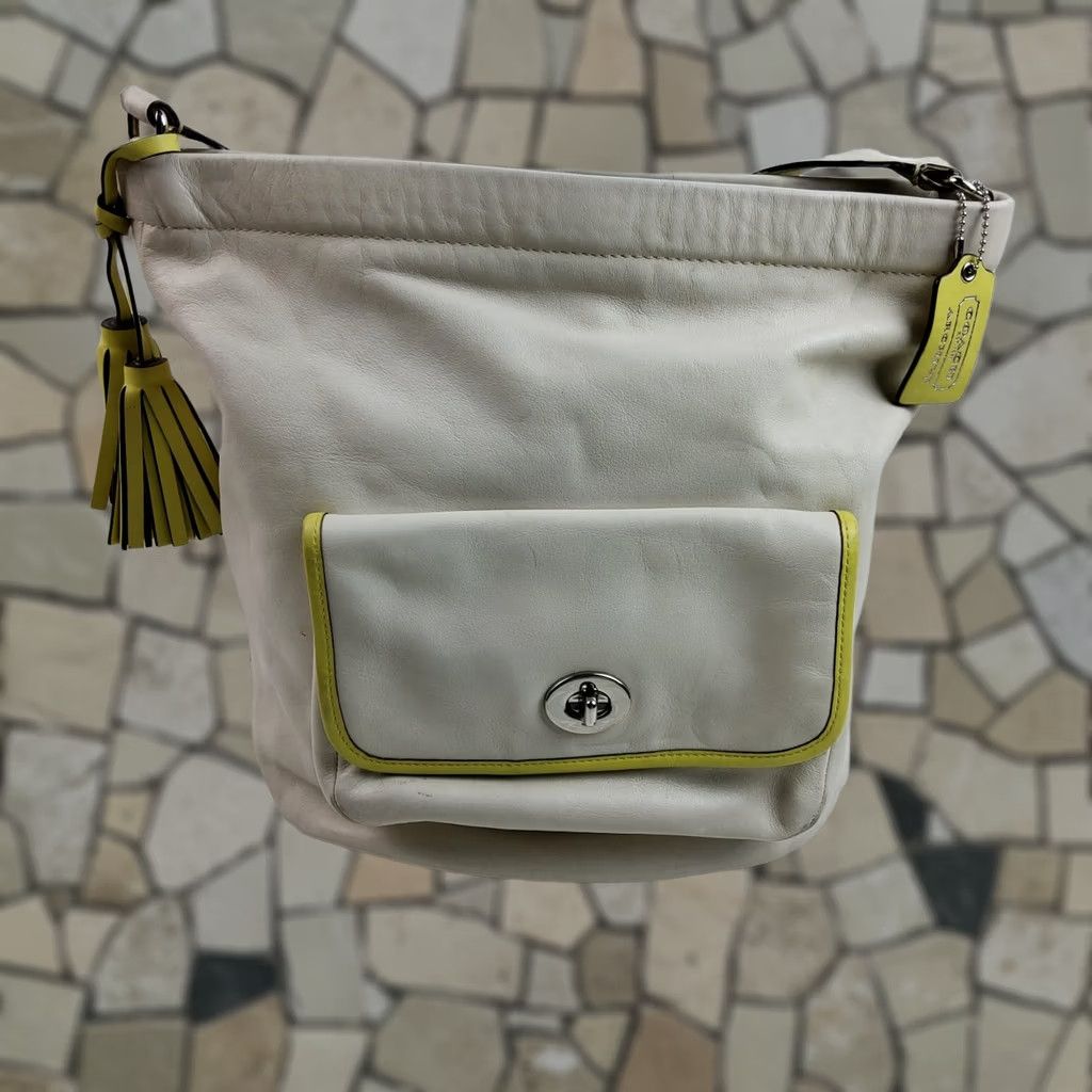 Coach VINTAGE Coach Legacy Archival Two Tone Bucket Bag 22407 Shoulder Handbag Purse Size ONE SIZE - 1 Thumbnail
