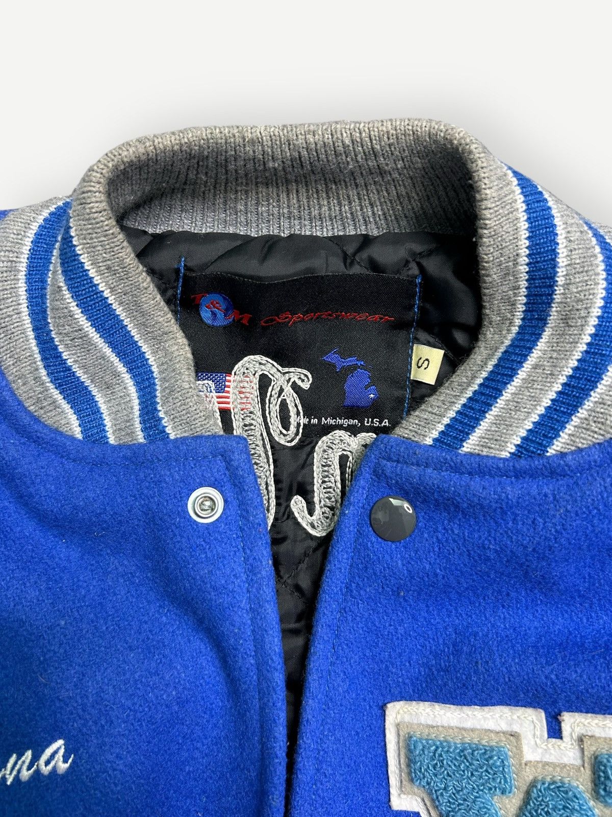 Vintage 80s/90s Cheerleading Chainstitch Varsity Jacket USA