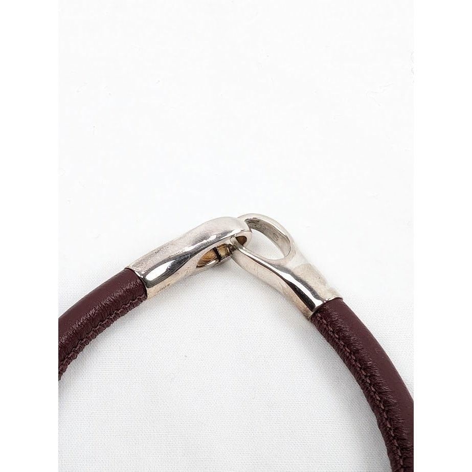 Bottega Veneta o1rshd1 Size: S / Silver/Nappa Sterling Bracelet in Barolo Size ONE SIZE - 4 Thumbnail