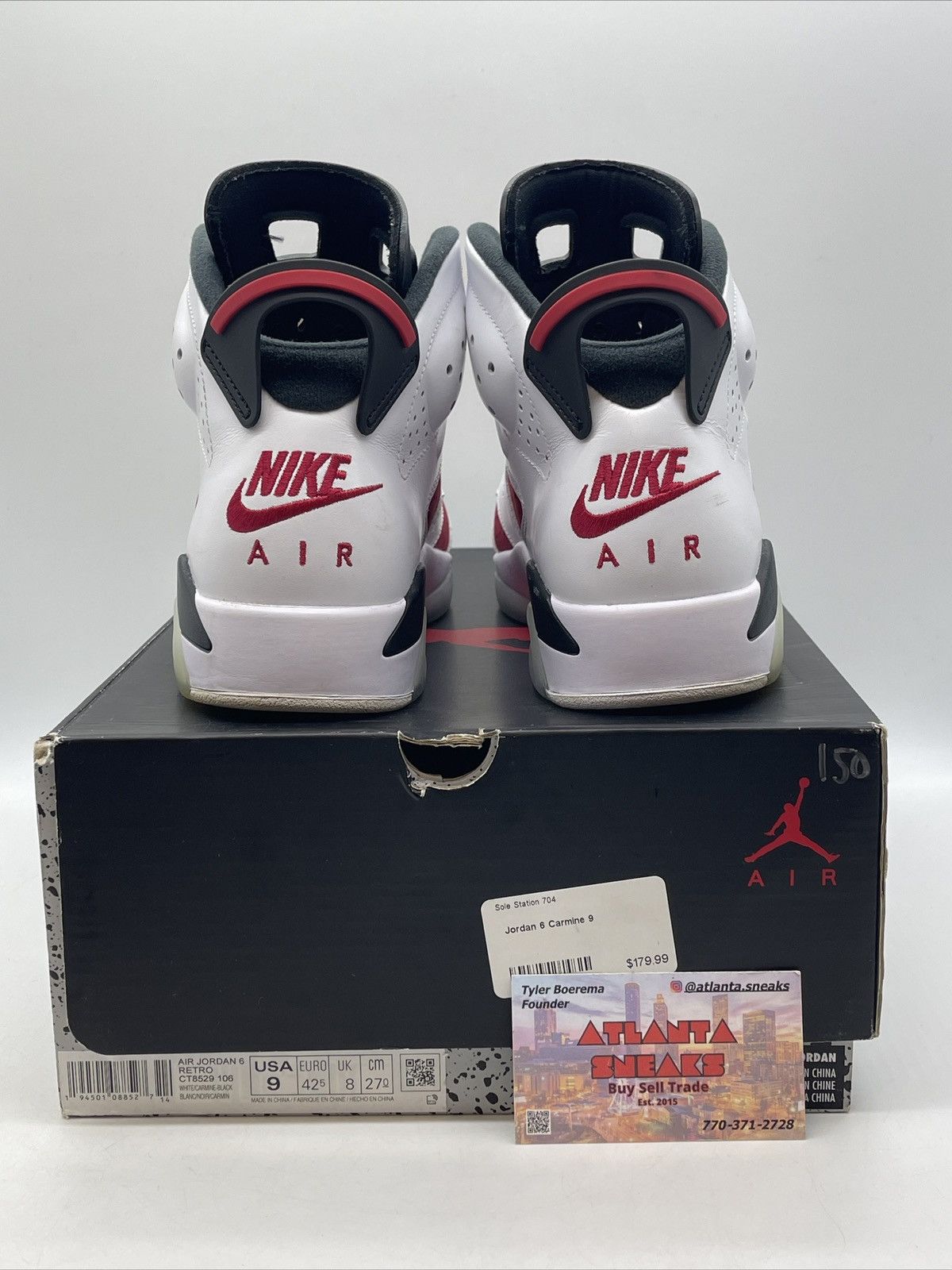 Jordan Brand Air Jordan 6 carmine Size US 9 / EU 42 - 3 Thumbnail